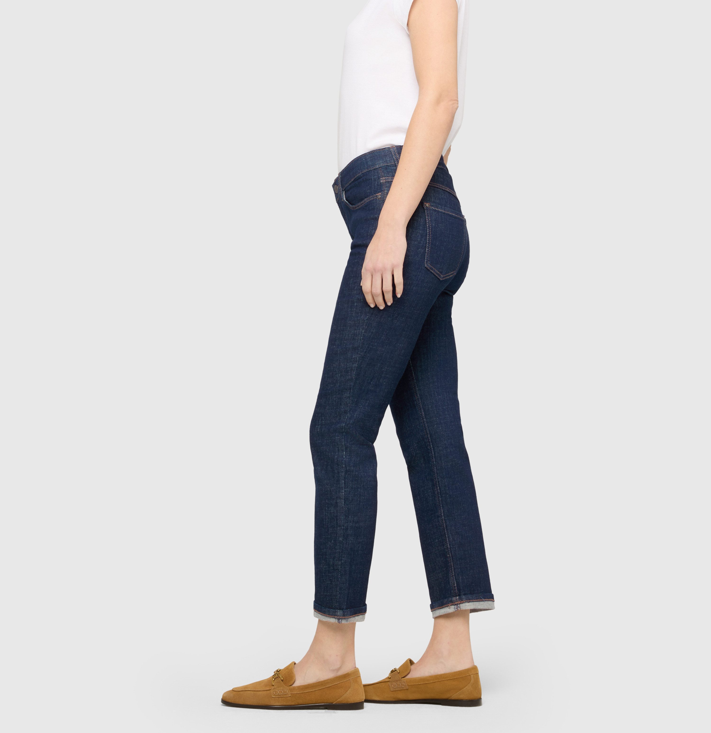 MAC 7/8-Jeans DREAM cropped auth. Innovativer Hyperstretch Denim mit figurformendem Shaping-Effekt