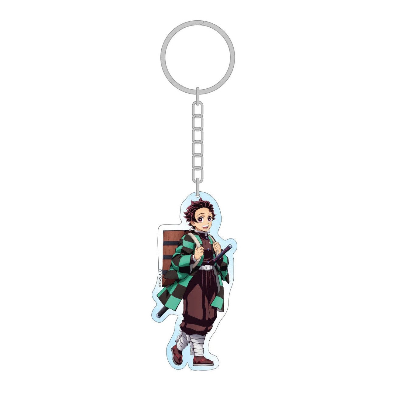 Sakami Merchandise Schlüsselanhänger Demon Slayer: Kimetsu no Yaiba Acryl Schlüsselanhänger Tanjiro Hologra