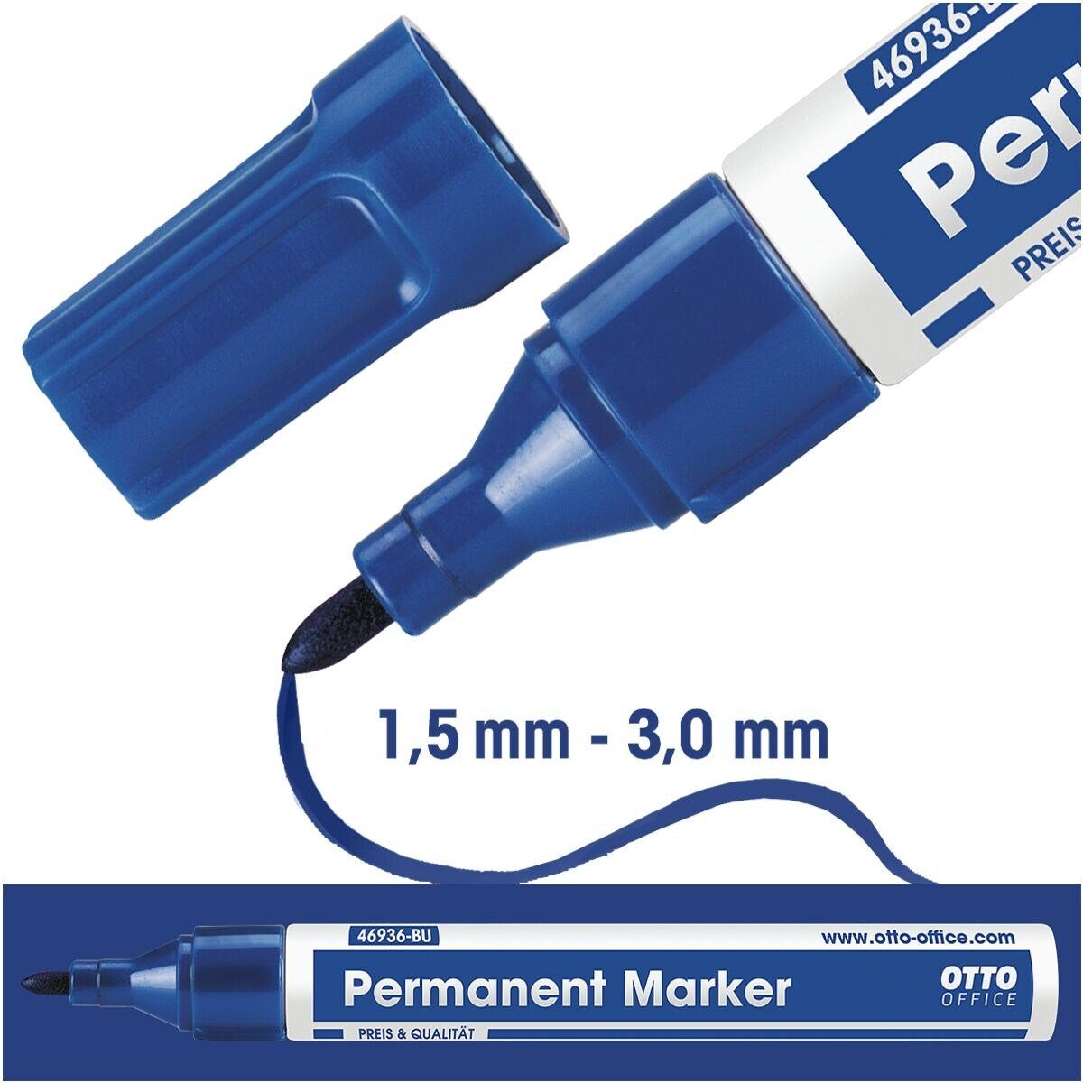 Otto Office Permanentmarker, (1-tlg), lichtbeständig und wasserfest