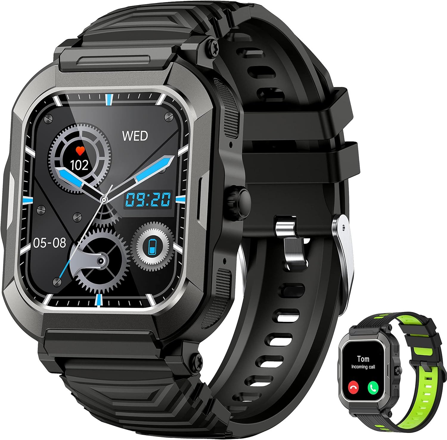 Herren's Fitness-Tracker Smartwatch