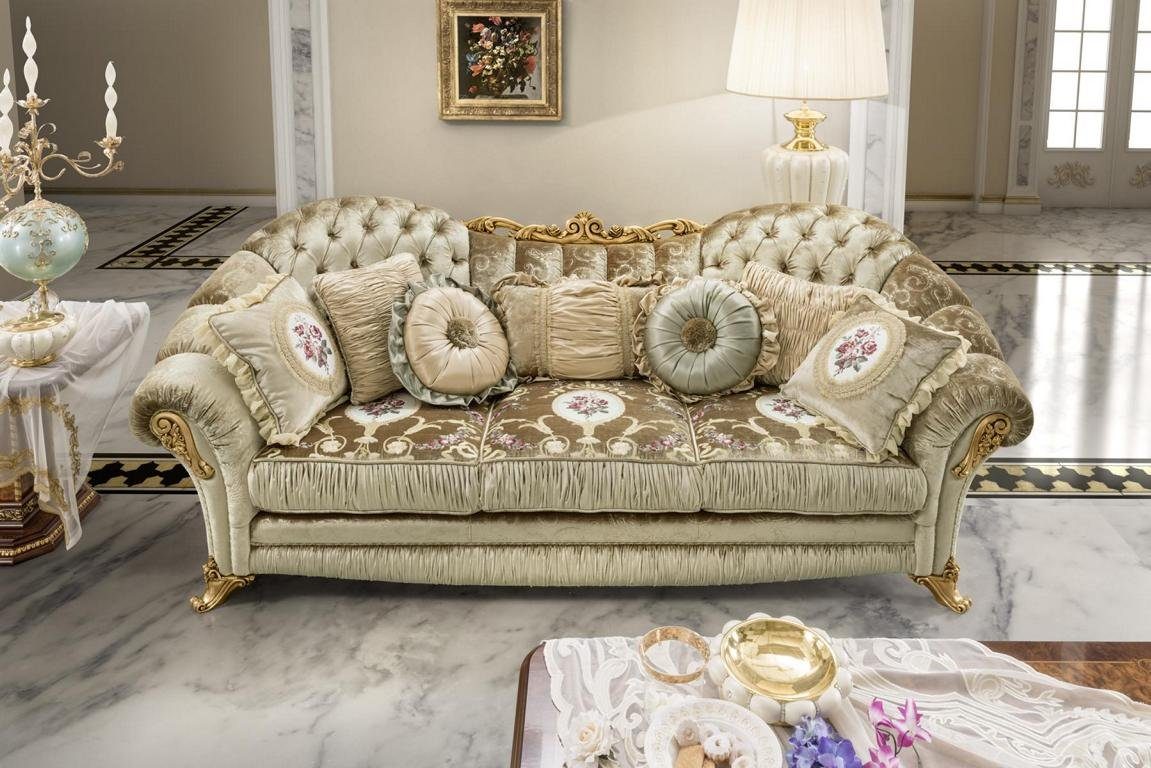 JVmoebel Chesterfield-Sofa Couch Polster Lounge Club Couchen Sofas Dreisitzer Möbel 3 Sitzer, Made in Europa