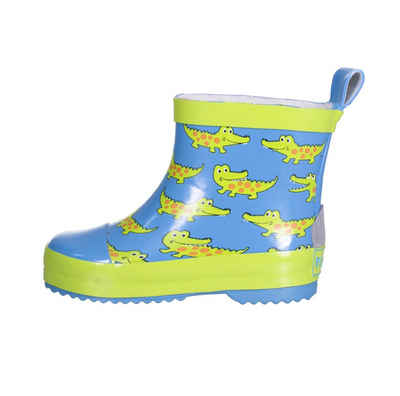 Playshoes Gummistiefel Halbschaft Krokodil Gummistiefel