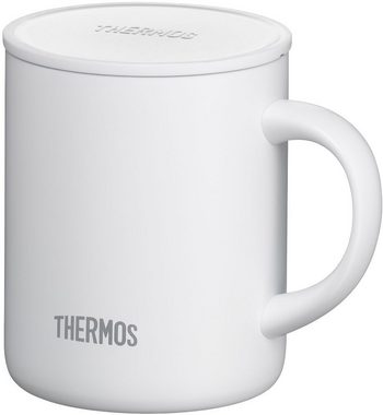 THERMOS Tasse Longlife, Edelstahl, doppelwandig, 0,35 Liter, mit Deckel