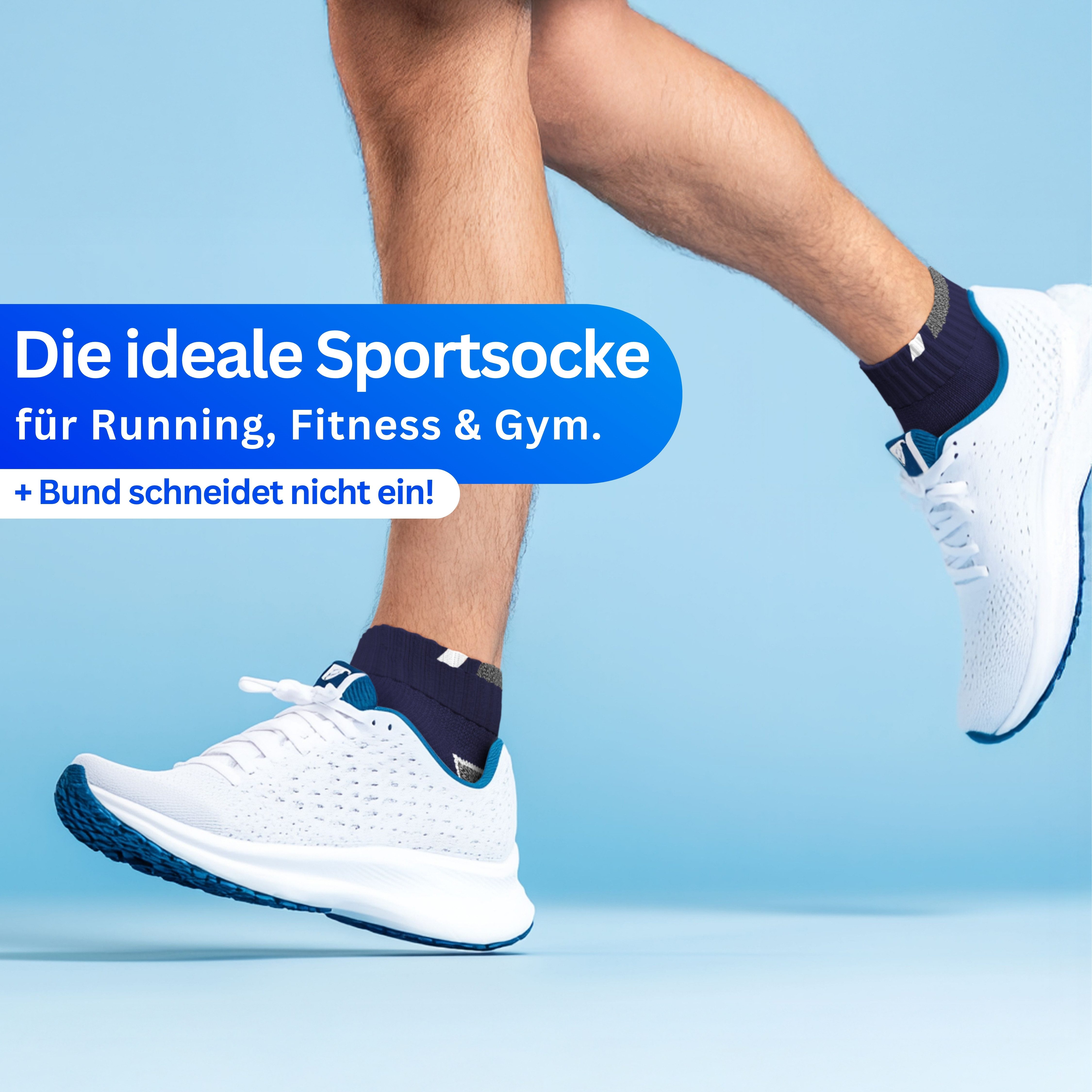 MEDOLY Sneakersocken Sport Quarter Sportsocken für Damen & Herren (8 Paar) mit verstärkter Frotteesohle