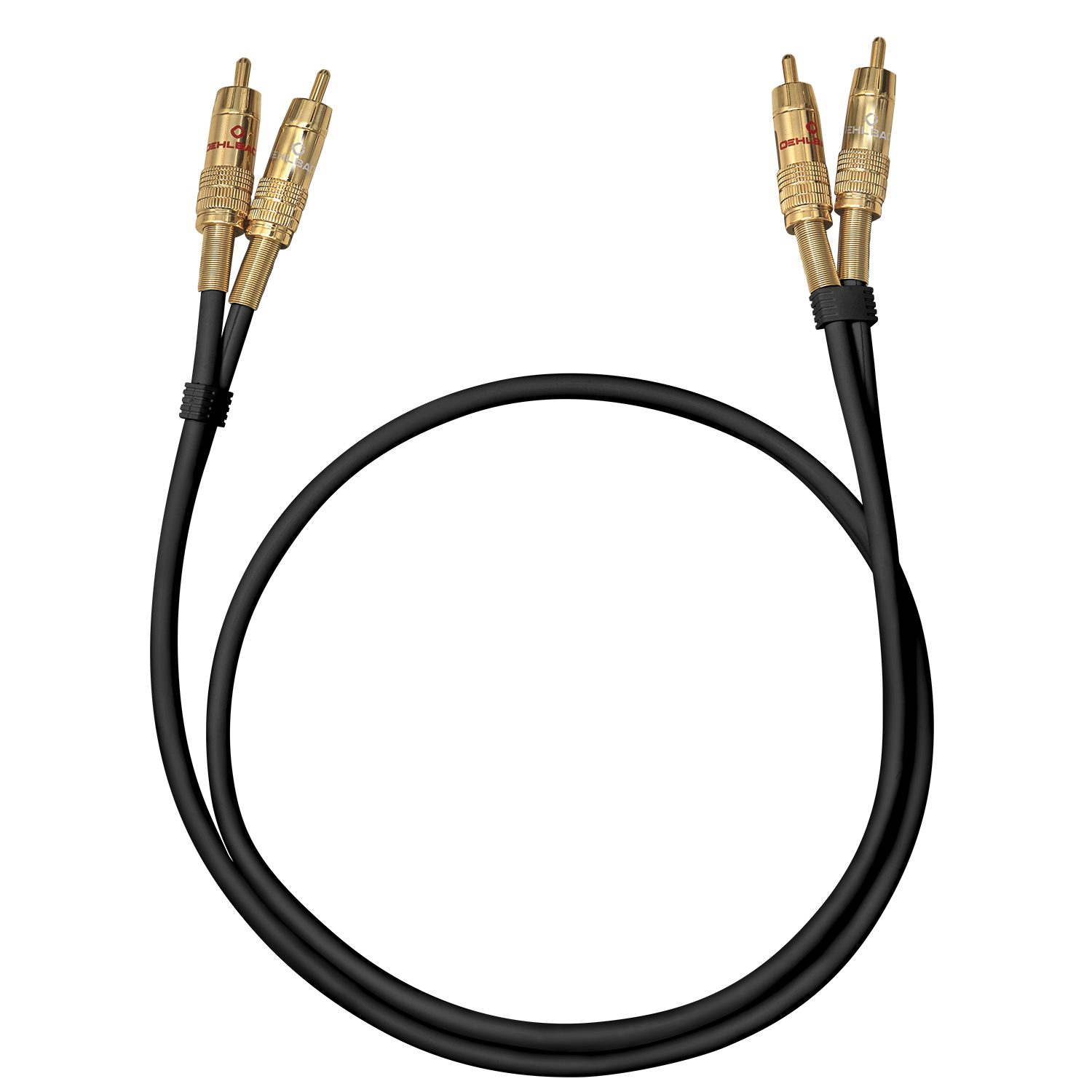 OEHLBACH NF 1 Master NF Audio-Cinchkabel Audio-Kabel, 2 x Cinch, 2 x Cinch (50 cm), Flexibel, Hochwertiges Kupfer