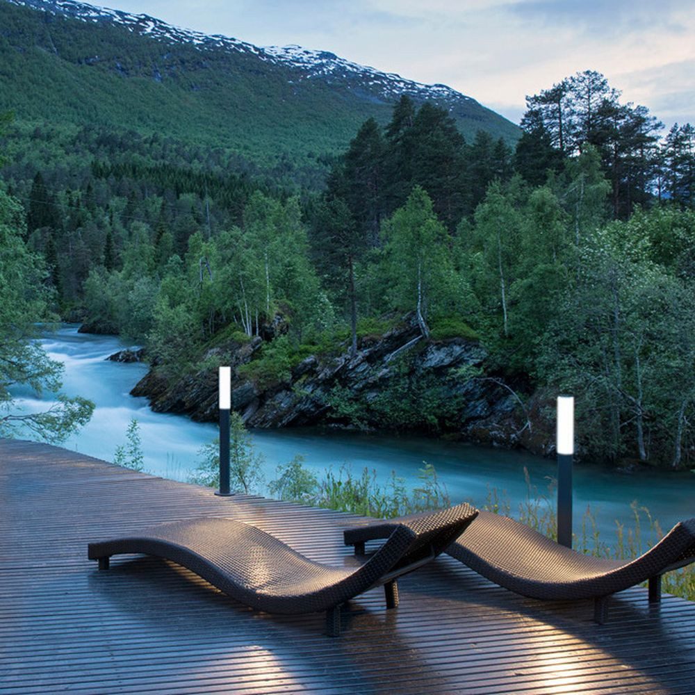 SLV Außen-Stehlampe LED Wegeleuchte Aponi, anthrazit, 3000K, IP65, LED