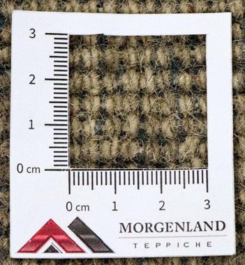 Wollteppich Gabbeh Teppich handgeknüpft grau, morgenland, rechteckig, Höhe: 18 mm, handgeknüpft
