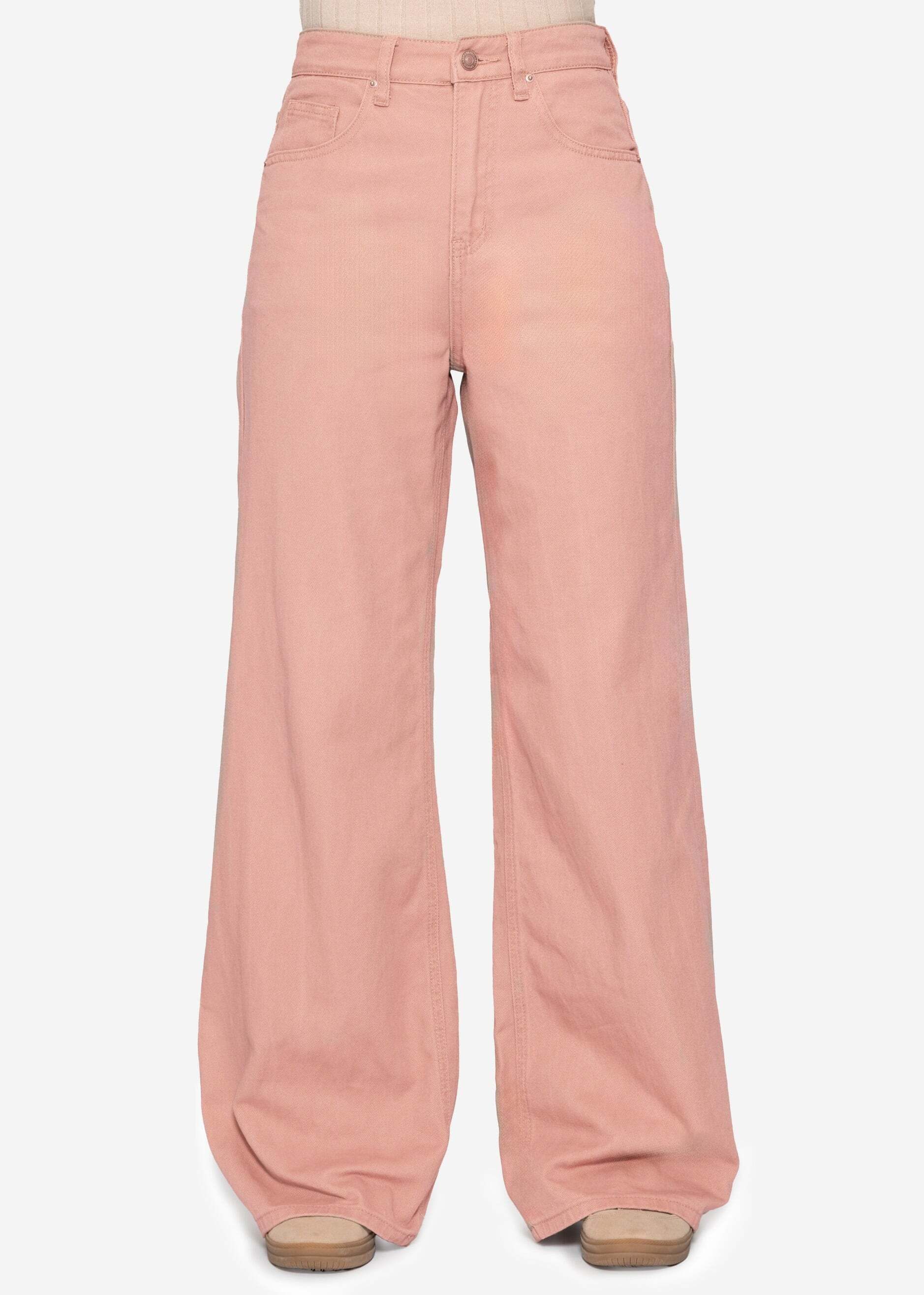 SASSYCLASSY 5-Pocket-Jeans Wide Leg Джинсы mit hohem Bund für Damen