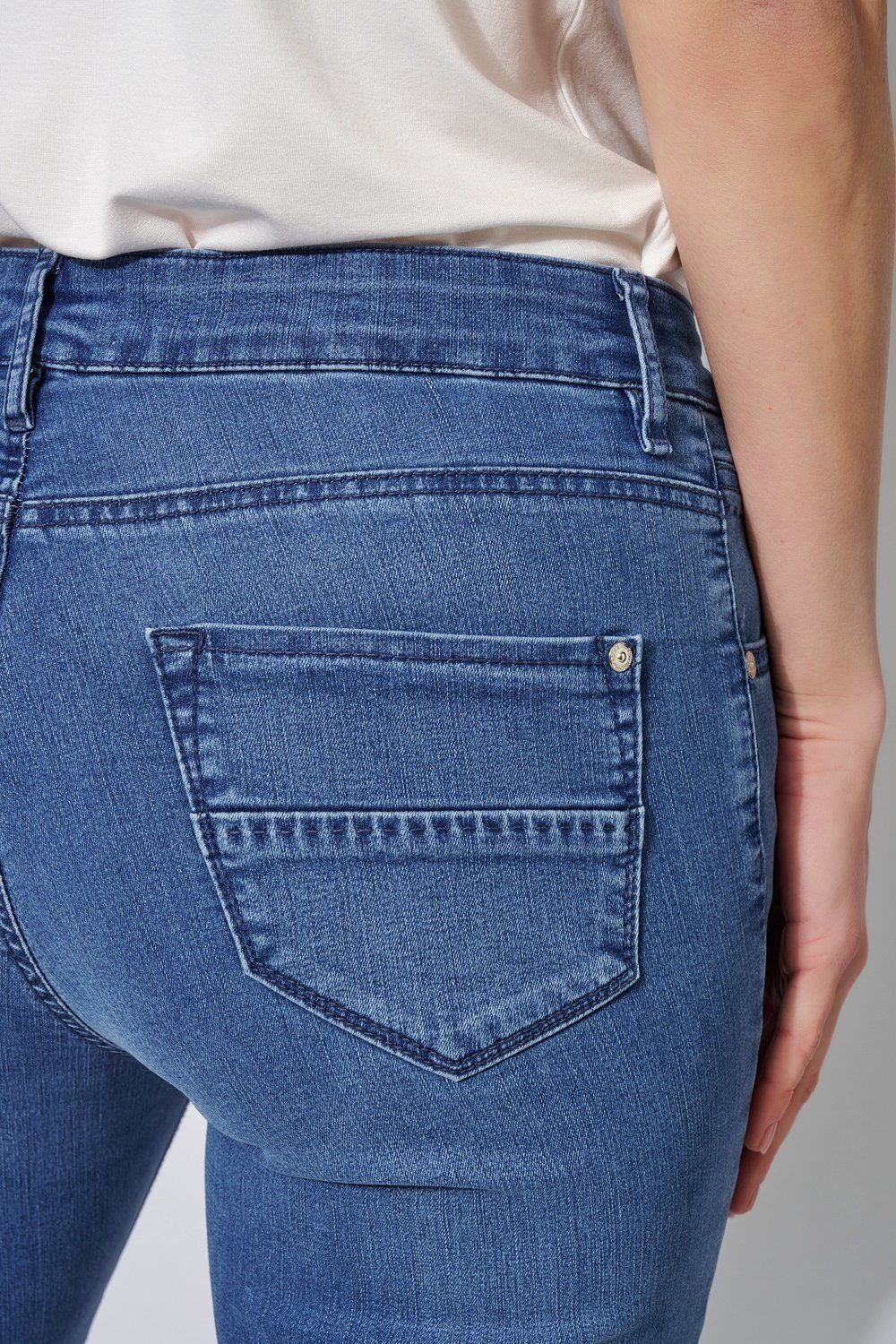 blue 5-Pocket-Jeans bleached TONI