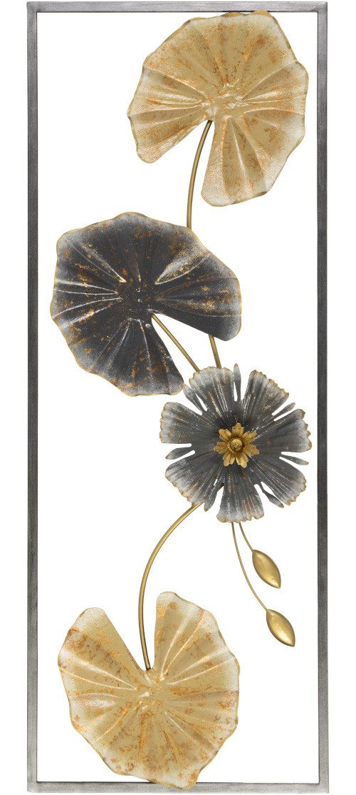 Bönninghoff Metallbild SEEROSEN 29x74 cm – Deko modern