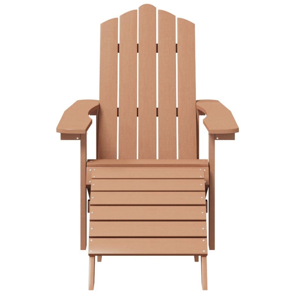 HDPE & Hocker Adirondack-mit Braun Gartenstuhl Tisch furnicato