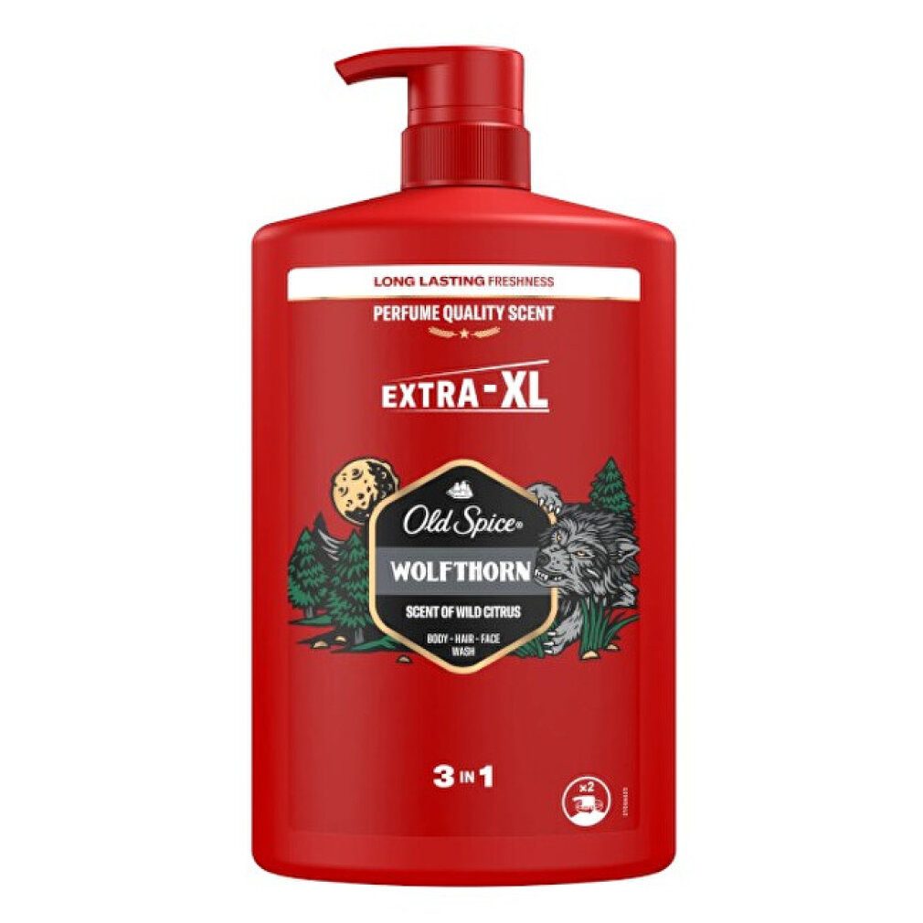 Old Spice Duschgel Duschgel für Männer WolfThorn (Körper-Haar-Gesichtsreinigung) 1000 ml