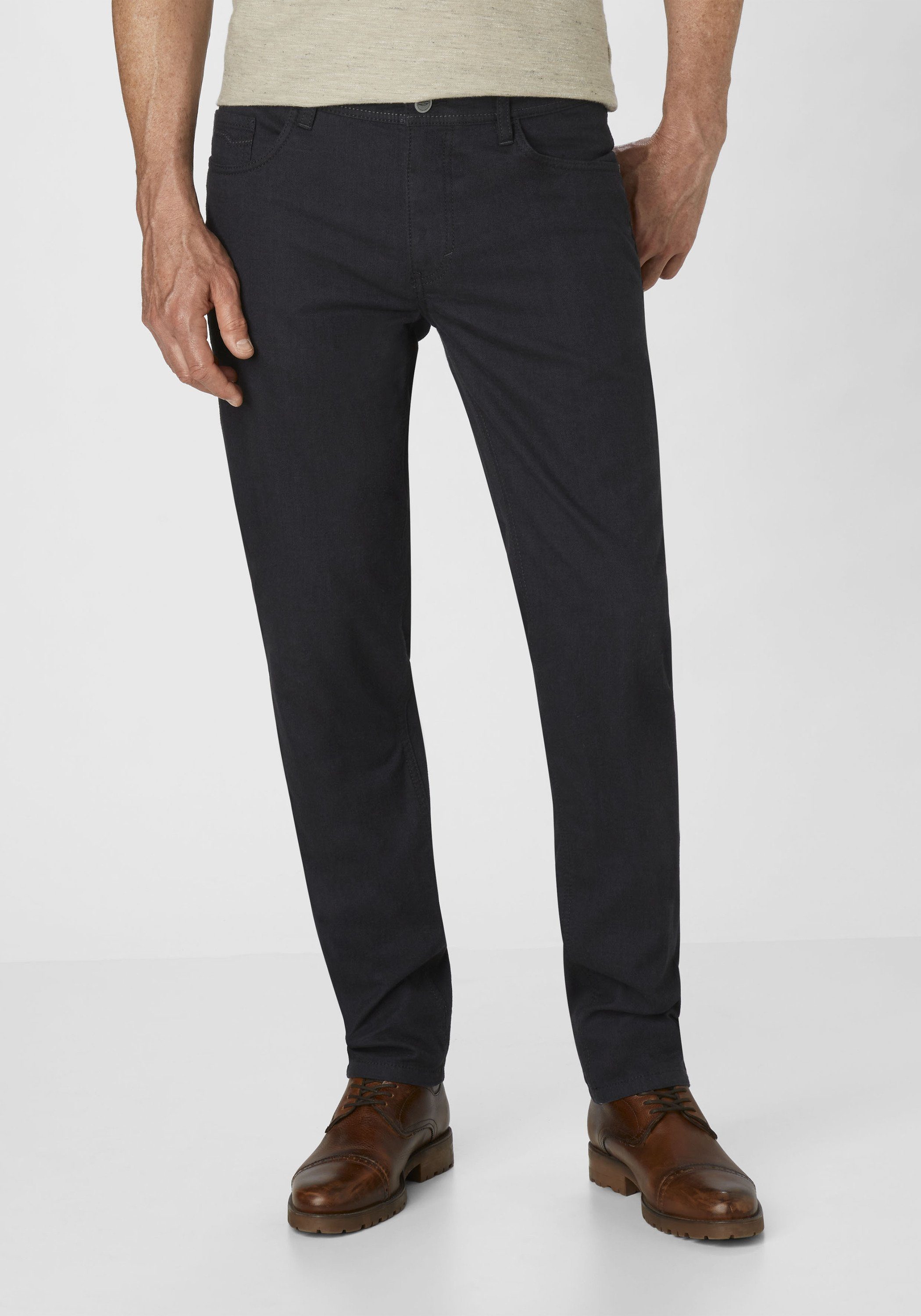 Redpoint Stoffhose Hose Stretch-Qualität MILTON 5-Pocket Fit in Regular navy