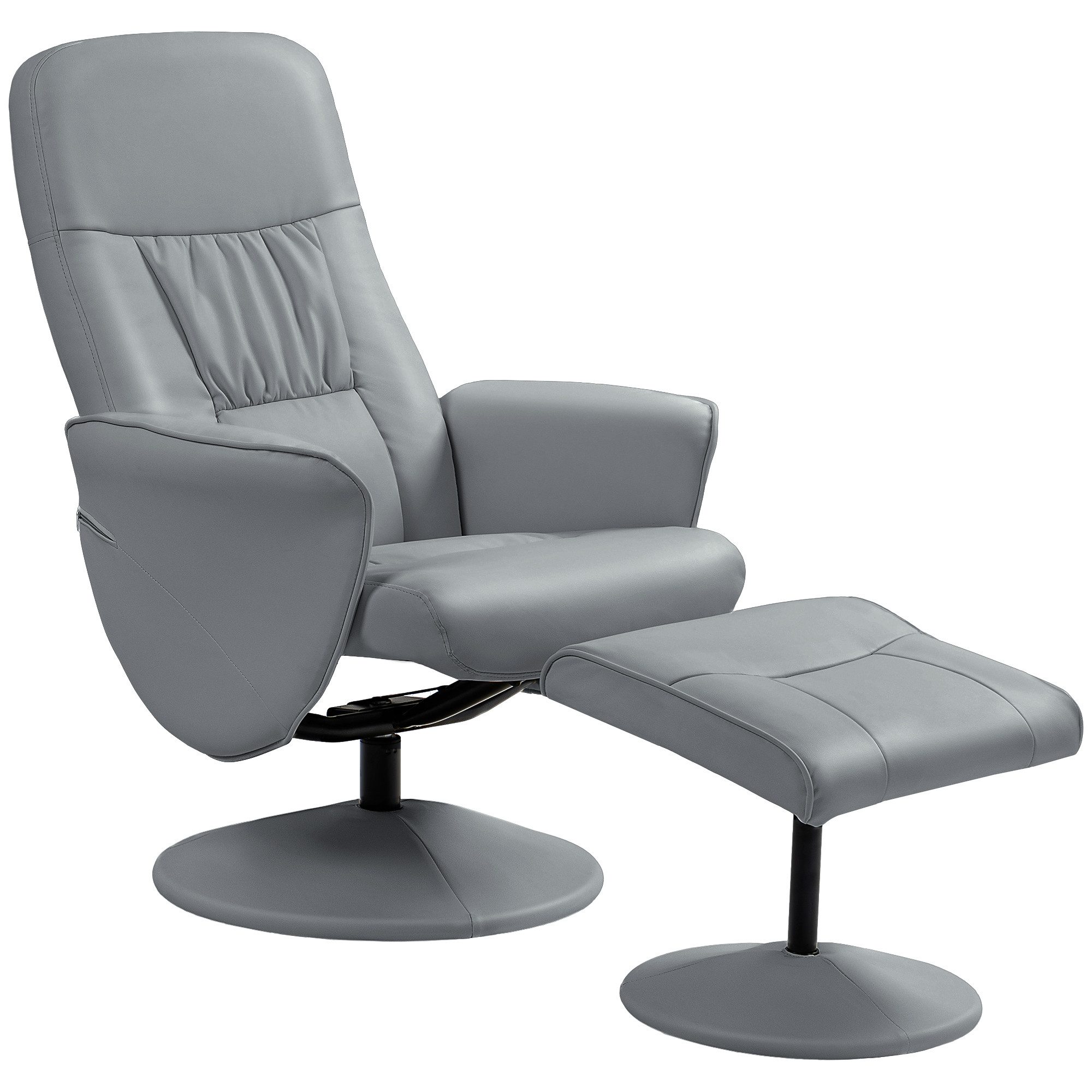 HOMCOM Relaxsessel mit Fußhocker (höhenverstellbar, 2-St., günstig online kaufen