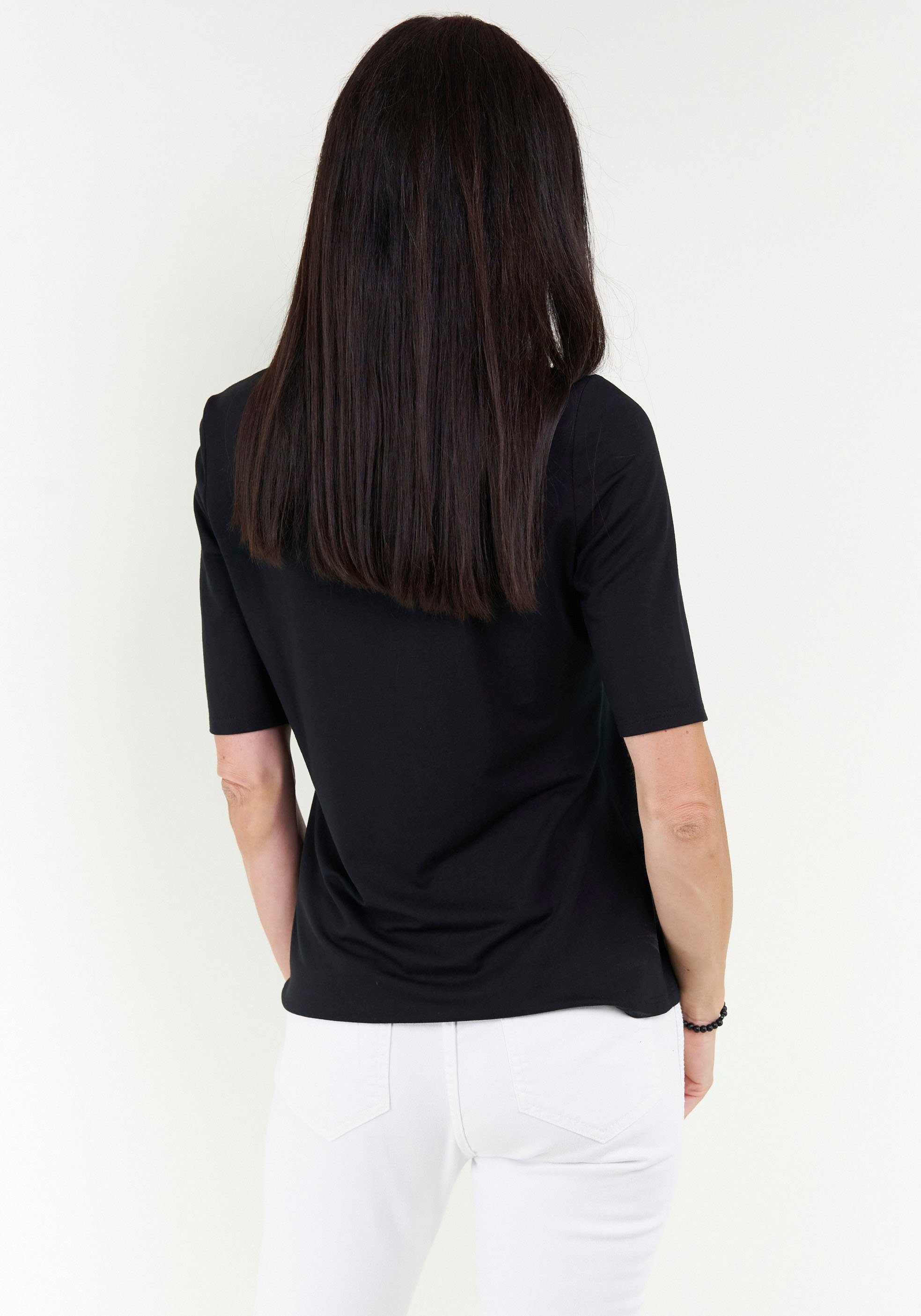 Seidel Moden V-Shirt mit Halbarm aus günstig online kaufen