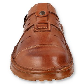 Cloque Zamora Loafer aus Leder, hinten offen, mit Schnalle, Herren Slipper