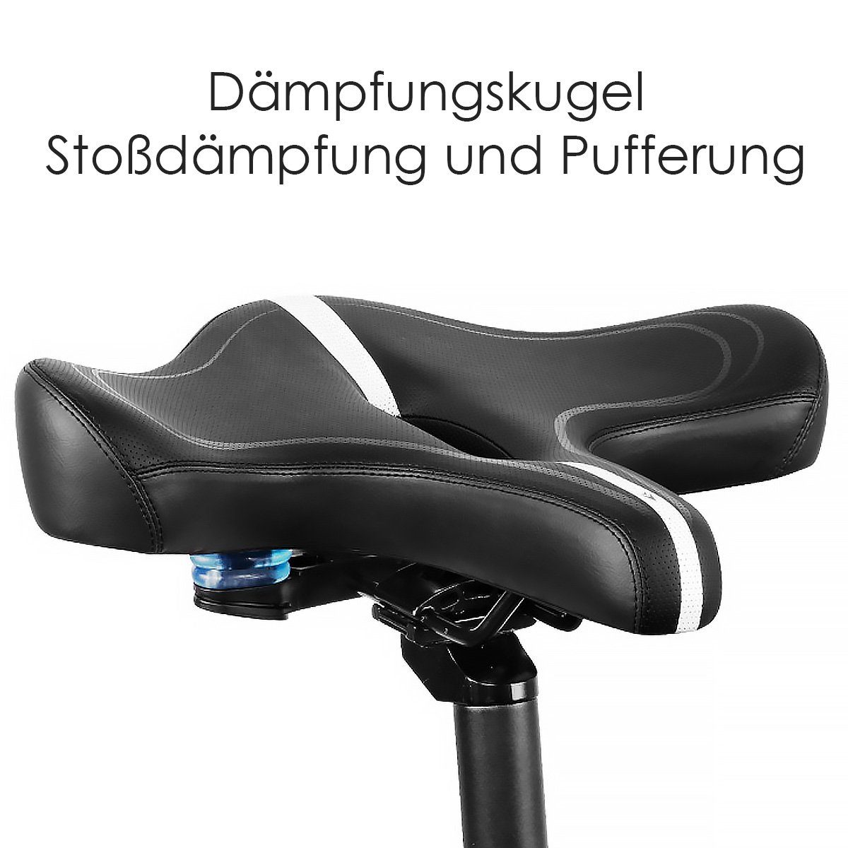 Sattel MidGard Fahrradsitz gepolsterten Fahrrad breiten und mit extra Fahrradsattel