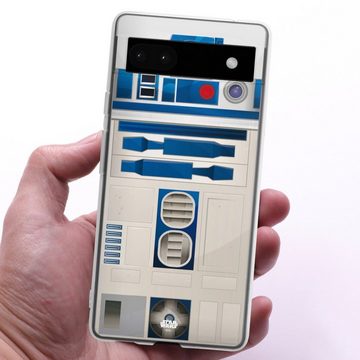 DeinDesign Handyhülle Star Wars R2D2 Fanartikel R2D2 Closeup - Star Wars, Google Pixel 6a Silikon Hülle Bumper Case Handy Schutzhülle