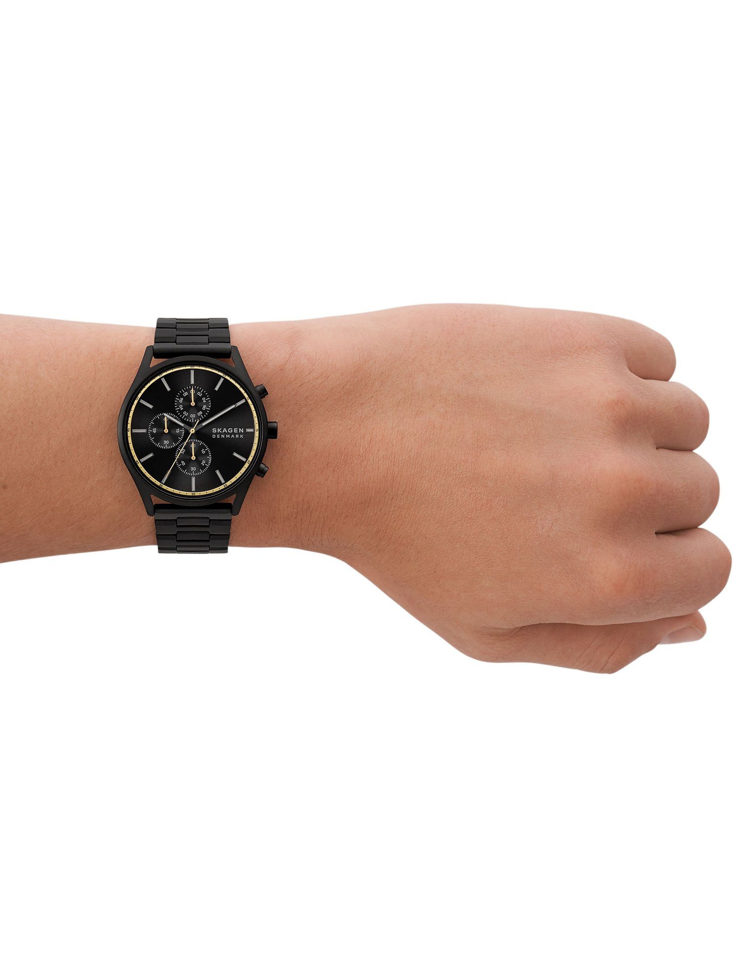 SKAGEN Chronograph Skagen Herren-Uhren Analog Quarz