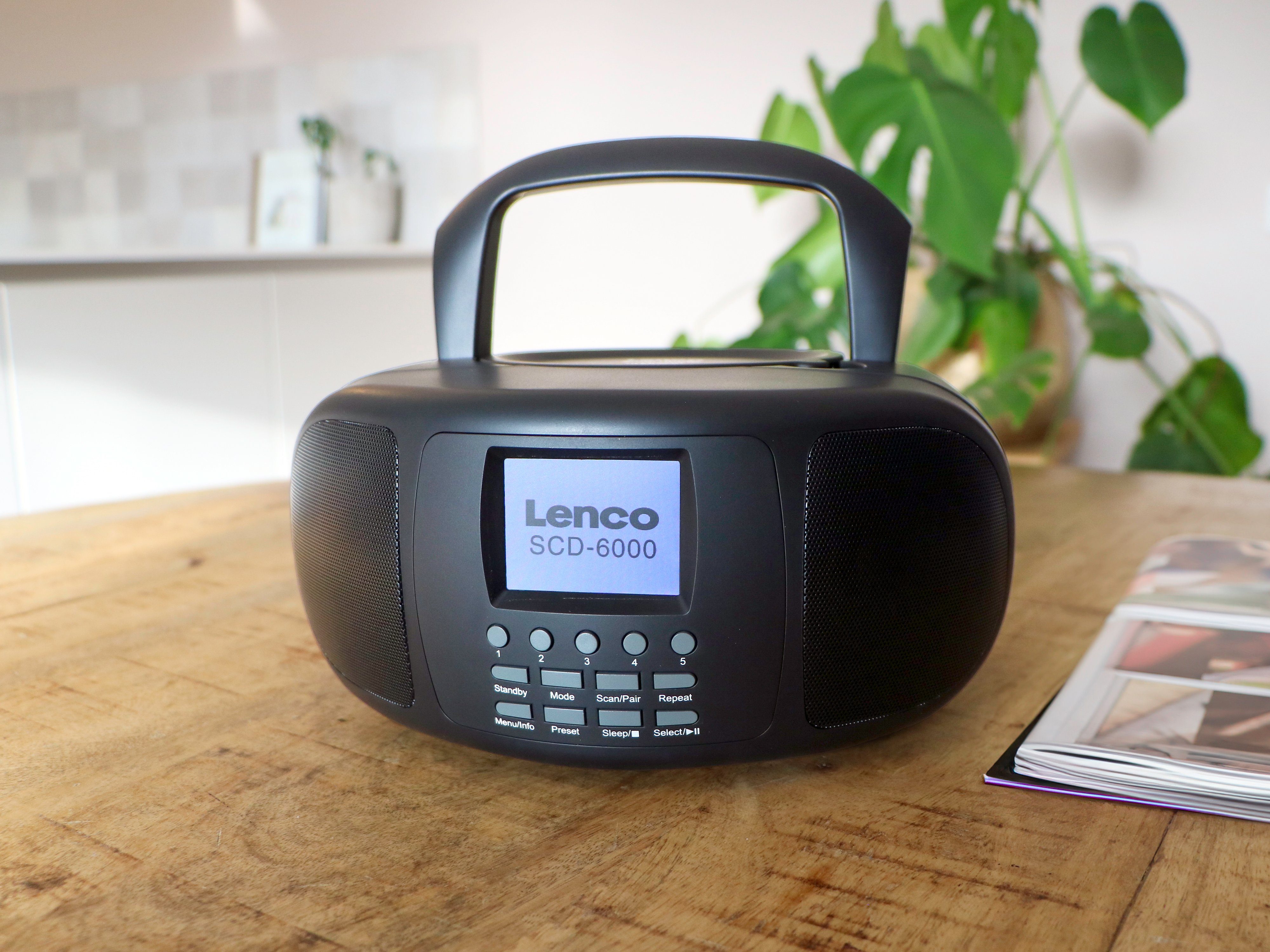 Lenco SCD-6000BK CD-Radiorecorder
