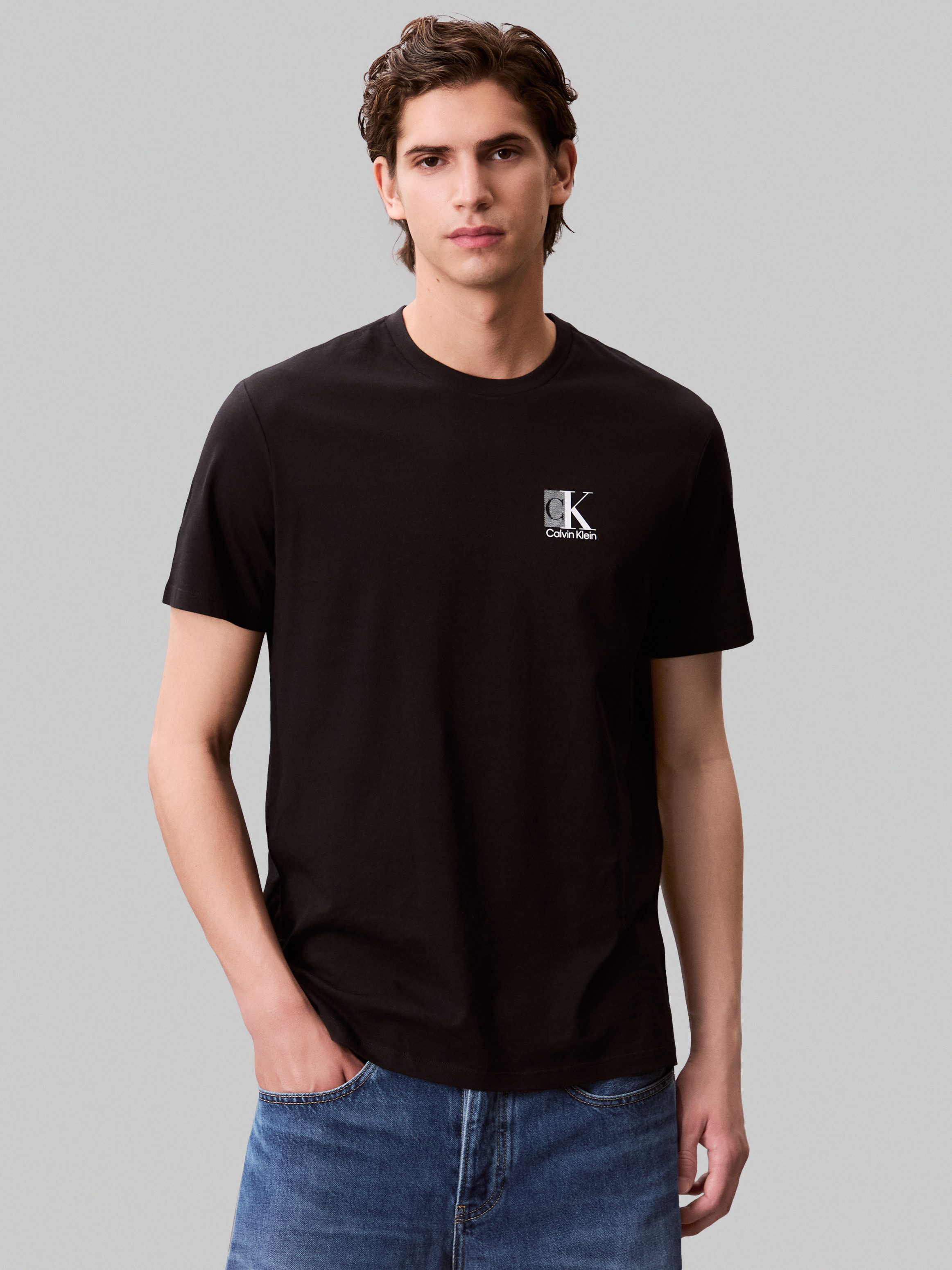 Calvin Klein T-Shirt SS 30s E SPRTSWR 1 G Mit Rundhalsausschnitt günstig online kaufen