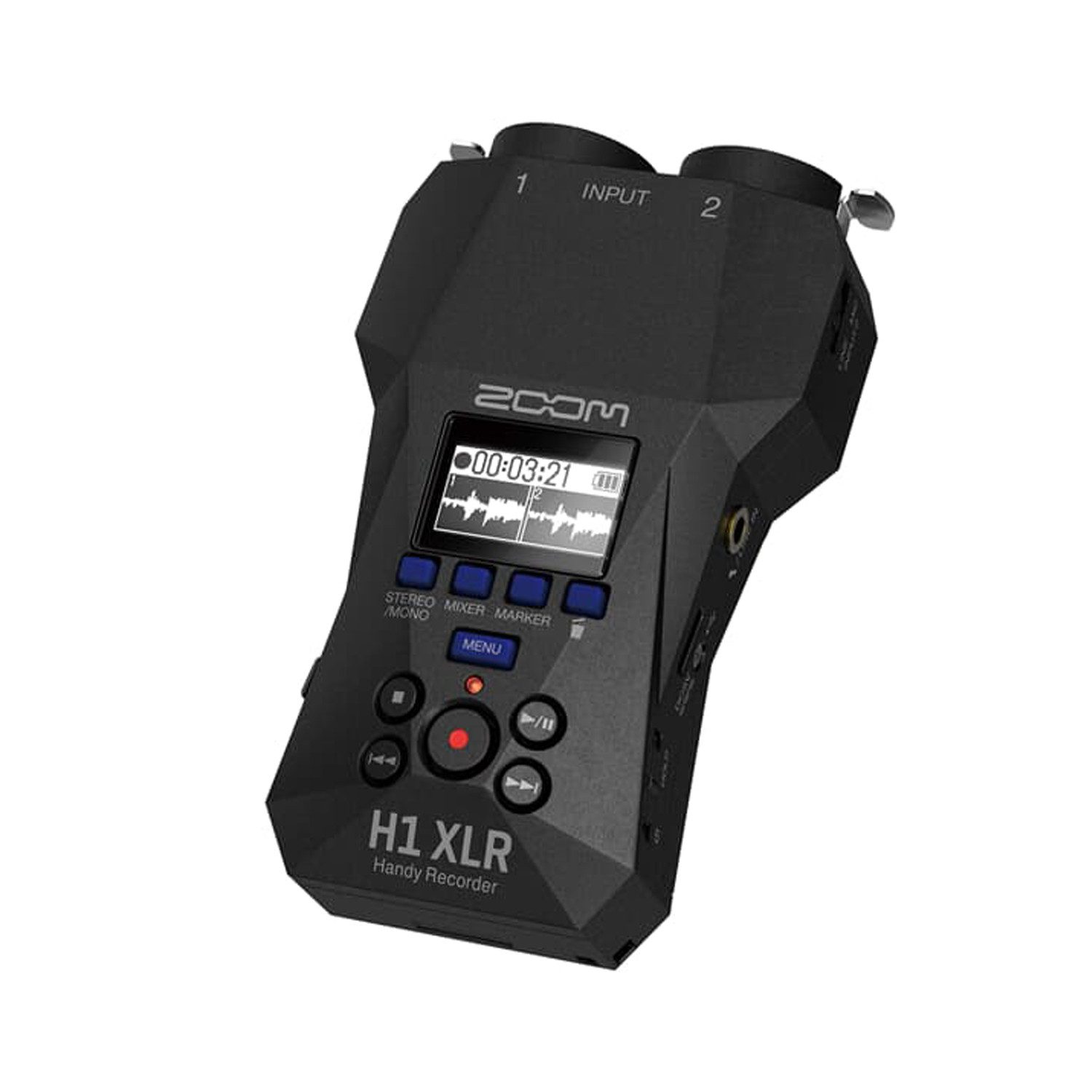 Zoom Audio Zoom Audio-Recorder H1 XLR Aufnahmegerät Digitales Aufnahmegerät (2 Kanal XLR Handy Recorder mit 32-BIT)
