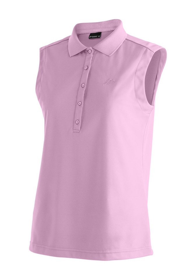 Maier Sports Poloshirt Ulrike sleeveless Damen Polo, leichtes Shirt, ärmelloses Funktionsshirt, Regular Fit