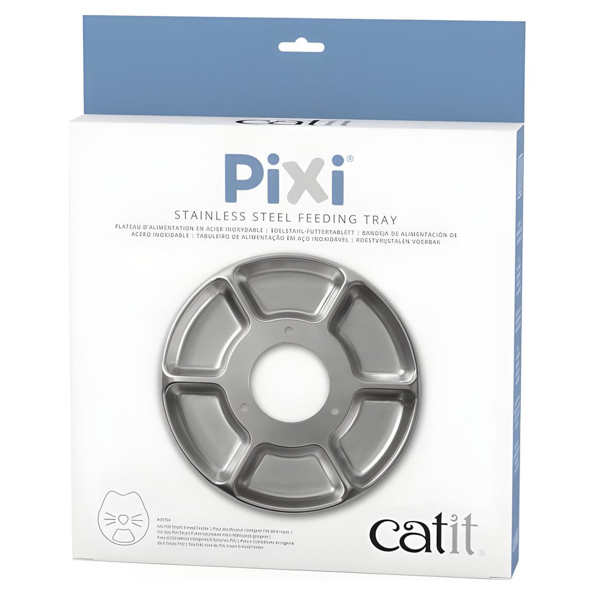 Catit Futterspender Pixi Edelstahlnapf für 6-Meal Feeder von Catit