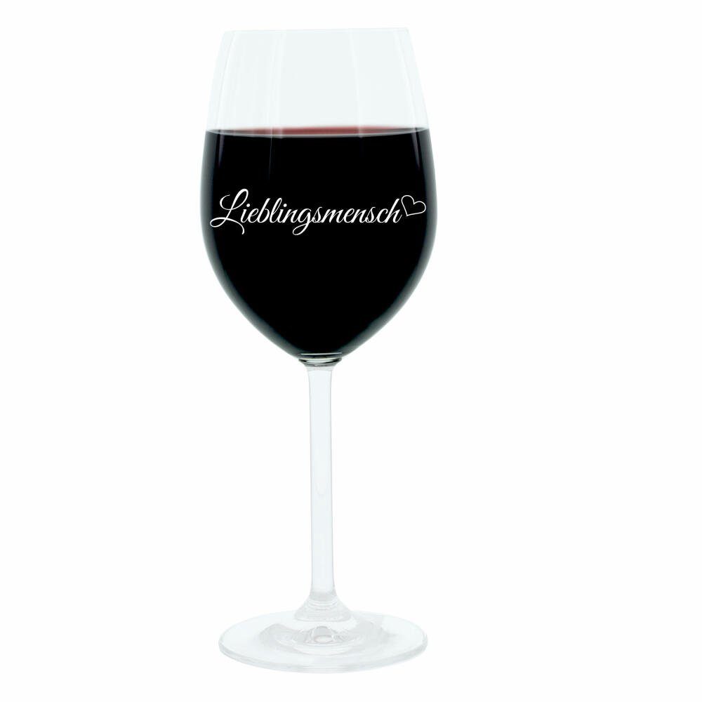 Weinglas Lieblingsmensch
