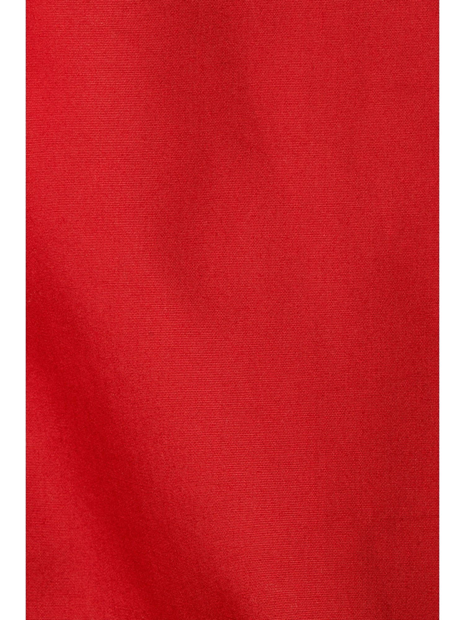 Kapuzen-Parka Esprit abnehmbaren Ärmeln RED mit DARK Langmantel