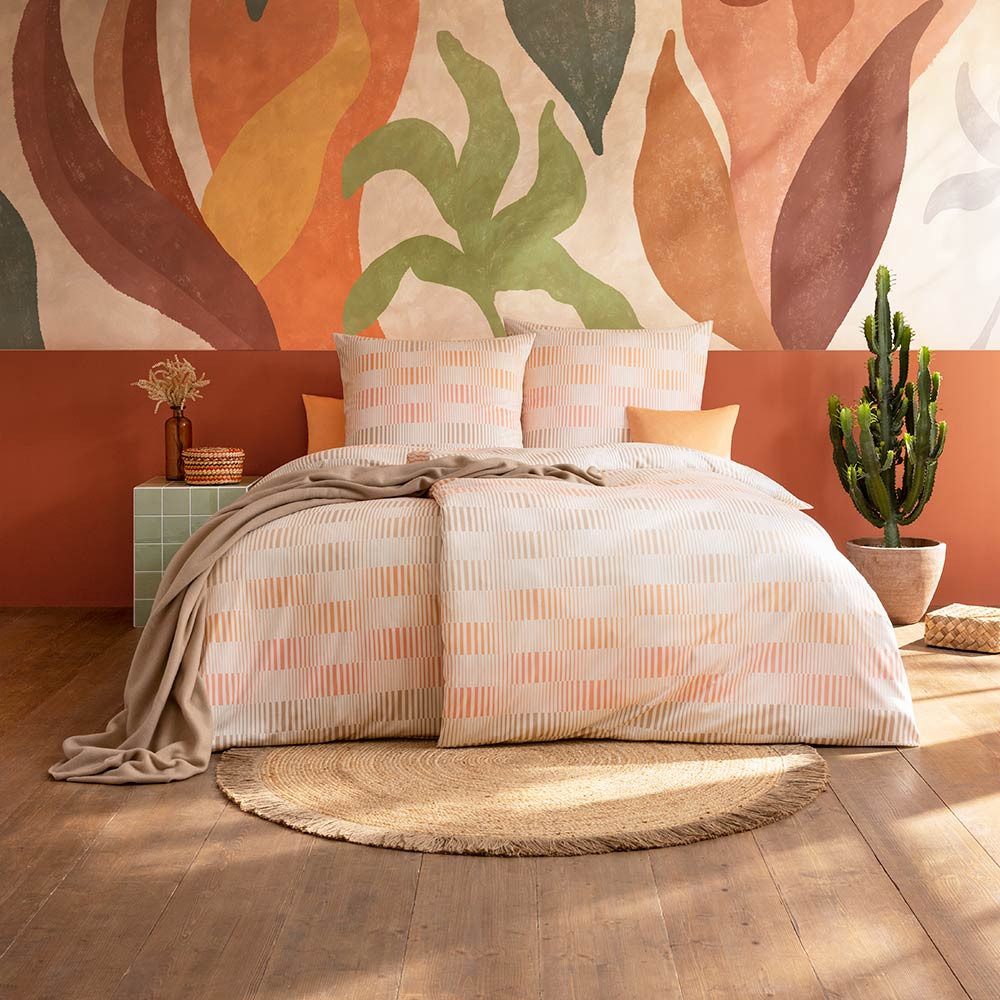 Estella Bettwäsche Damian, Mako-Interlock-Jersey, 2 teilig, Feinster Mako-Interlock-Jersey