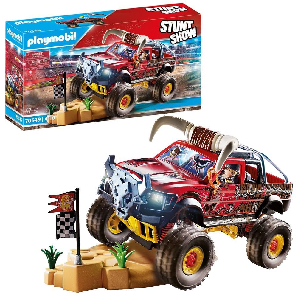 Playmobil® Stunt-Show Monster Truck Horned Playmobil Spiel-Set 70549 Spielb günstig online kaufen