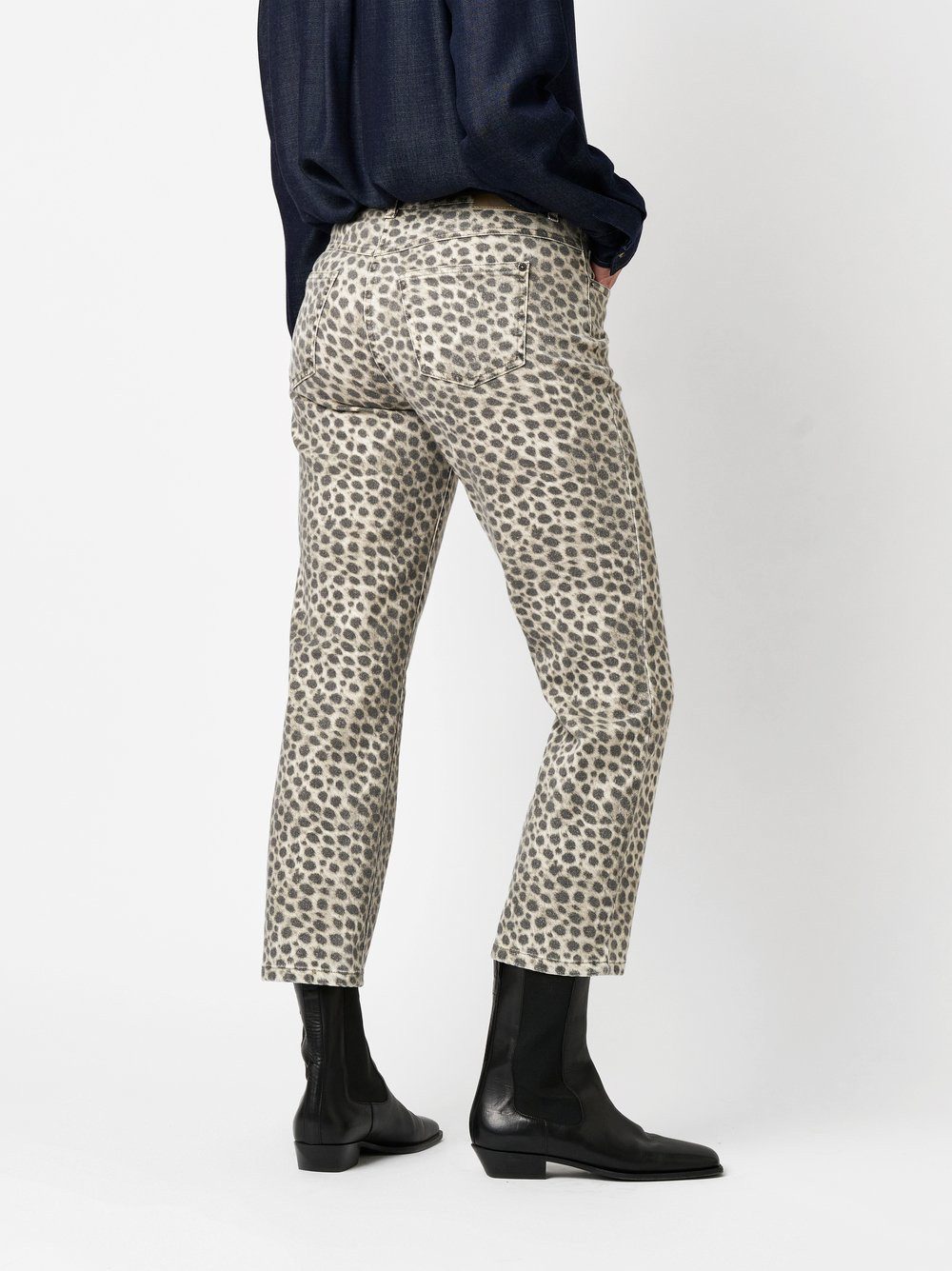 TONI 7/8-Jeans Ella Cropped mit Leoparden Print günstig online kaufen