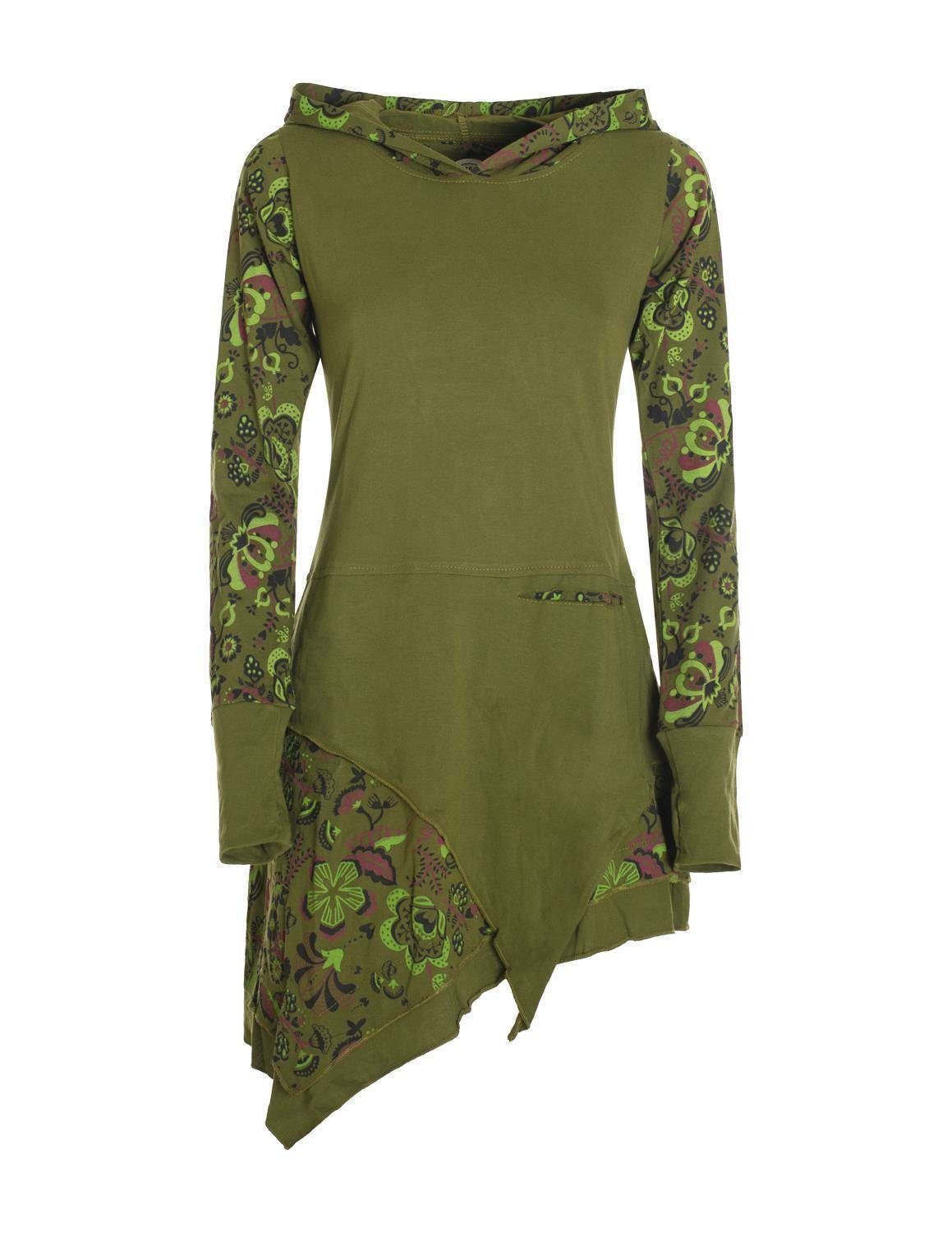 Vishes Zipfelkleid Langarm Kleid Elfen Zipfelige günstig online kaufen