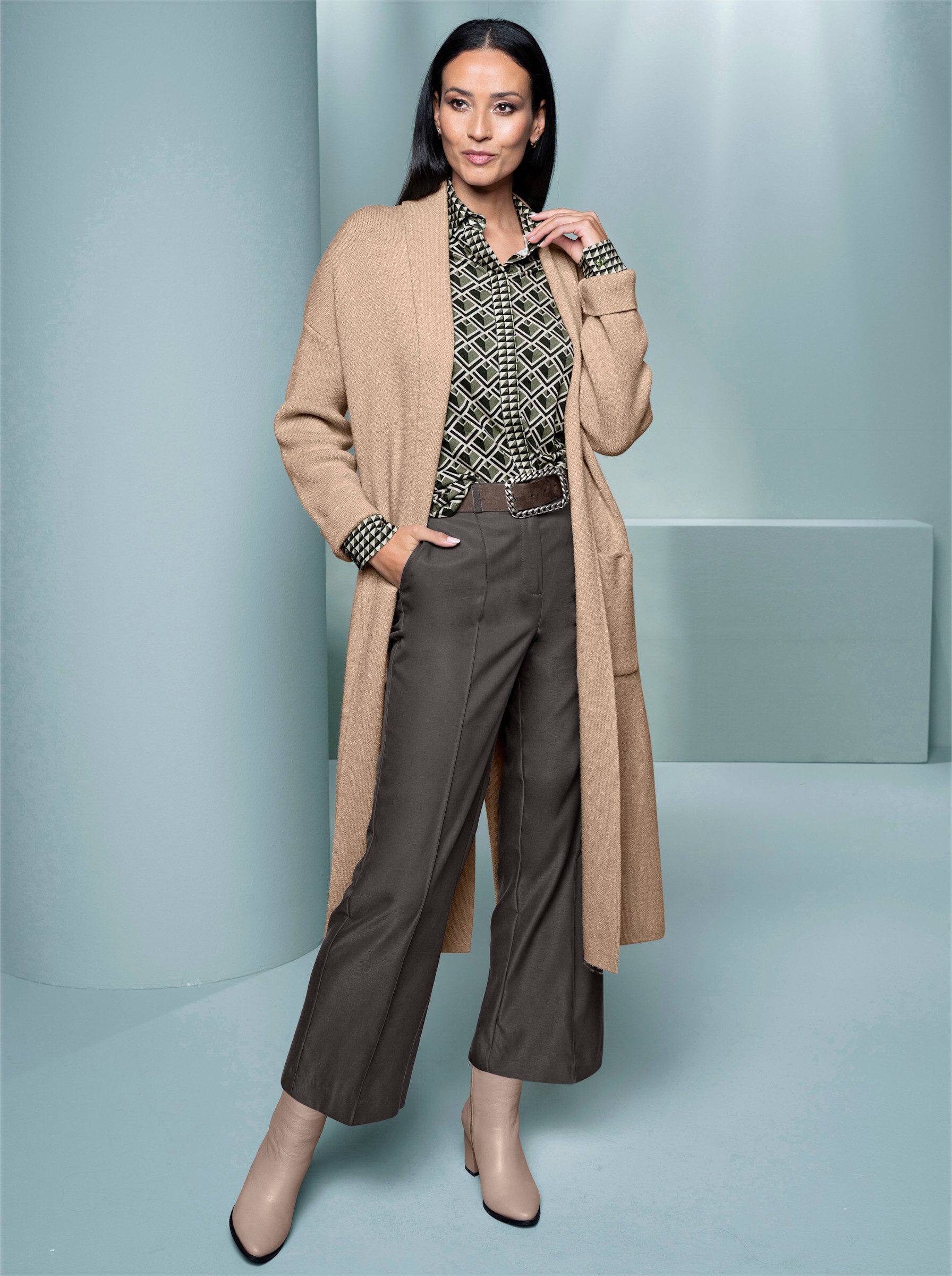 heine Strickjacke Strickmantel .