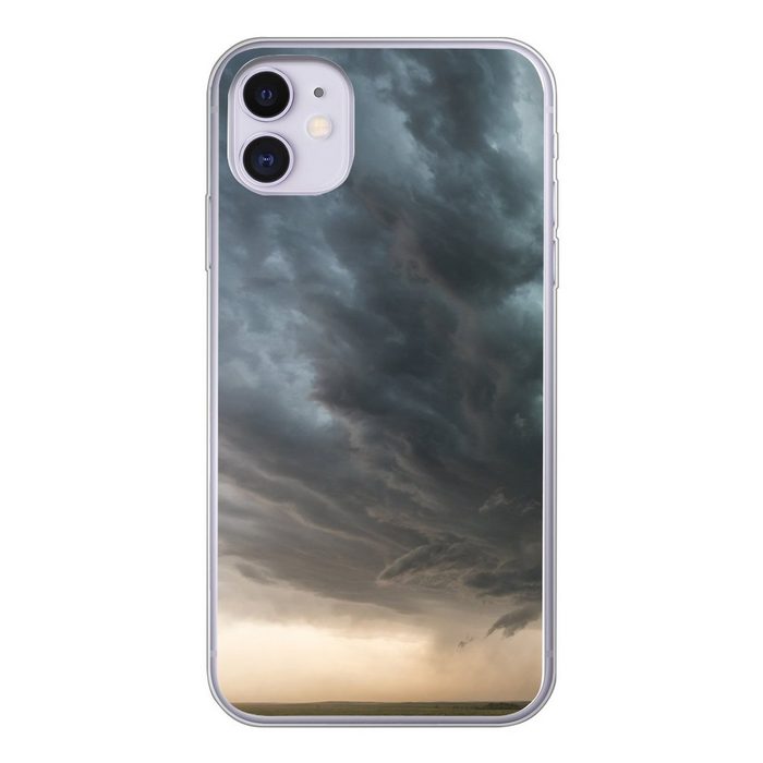 MuchoWow Handyhülle Dunkle Wolken im amerikanischen Bundesstaat Colorado Handyhülle Apple iPhone 11 Smartphone-Bumper Print Handy