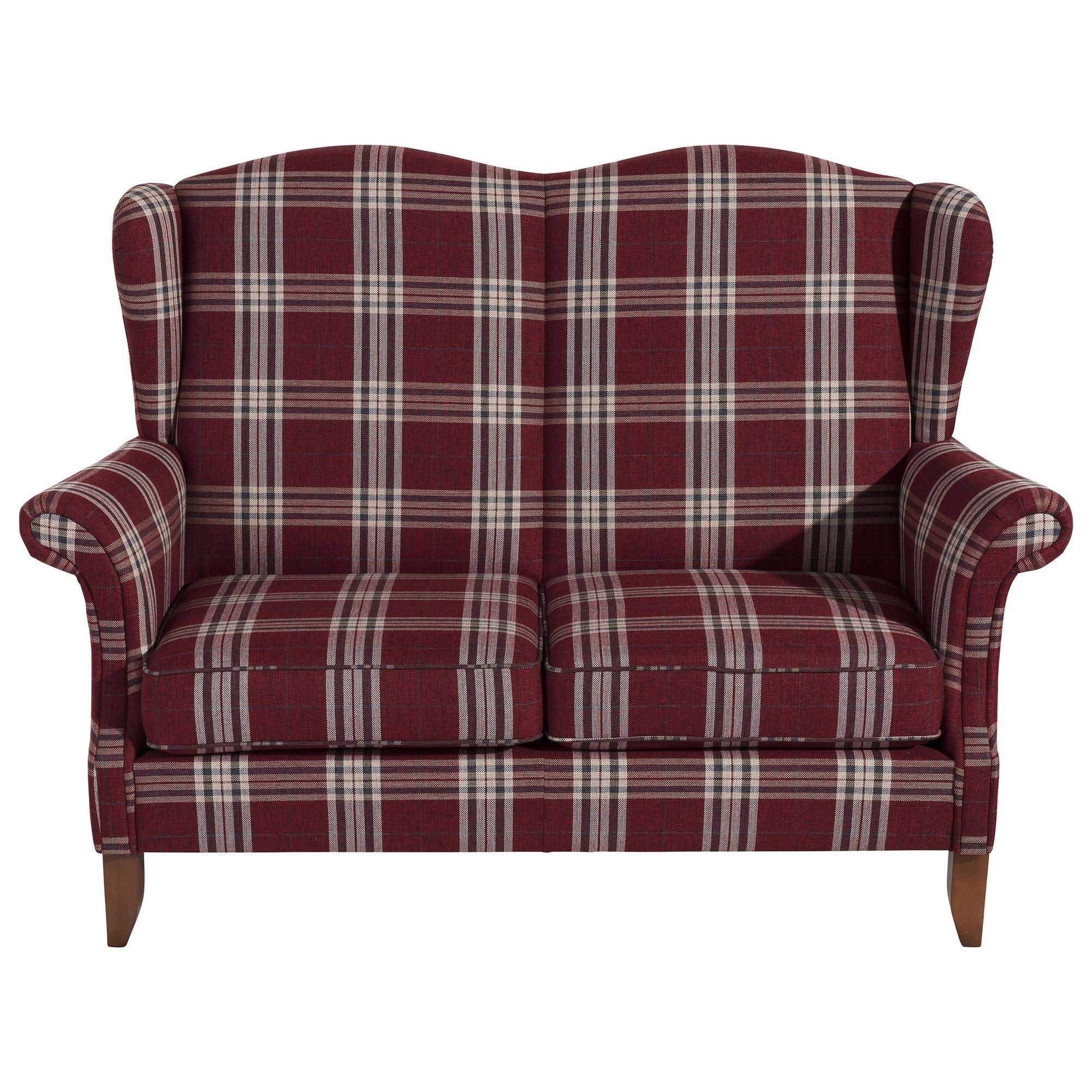 Katria 2-Sitzer Sitz Sofa Sofa Kostenlosem 58 Flachgewebe Bezug inkl. Kessel Versand Buche verarbeitet,bequemer Teile, nussb, 1 Sparpreis aufm hochwertig