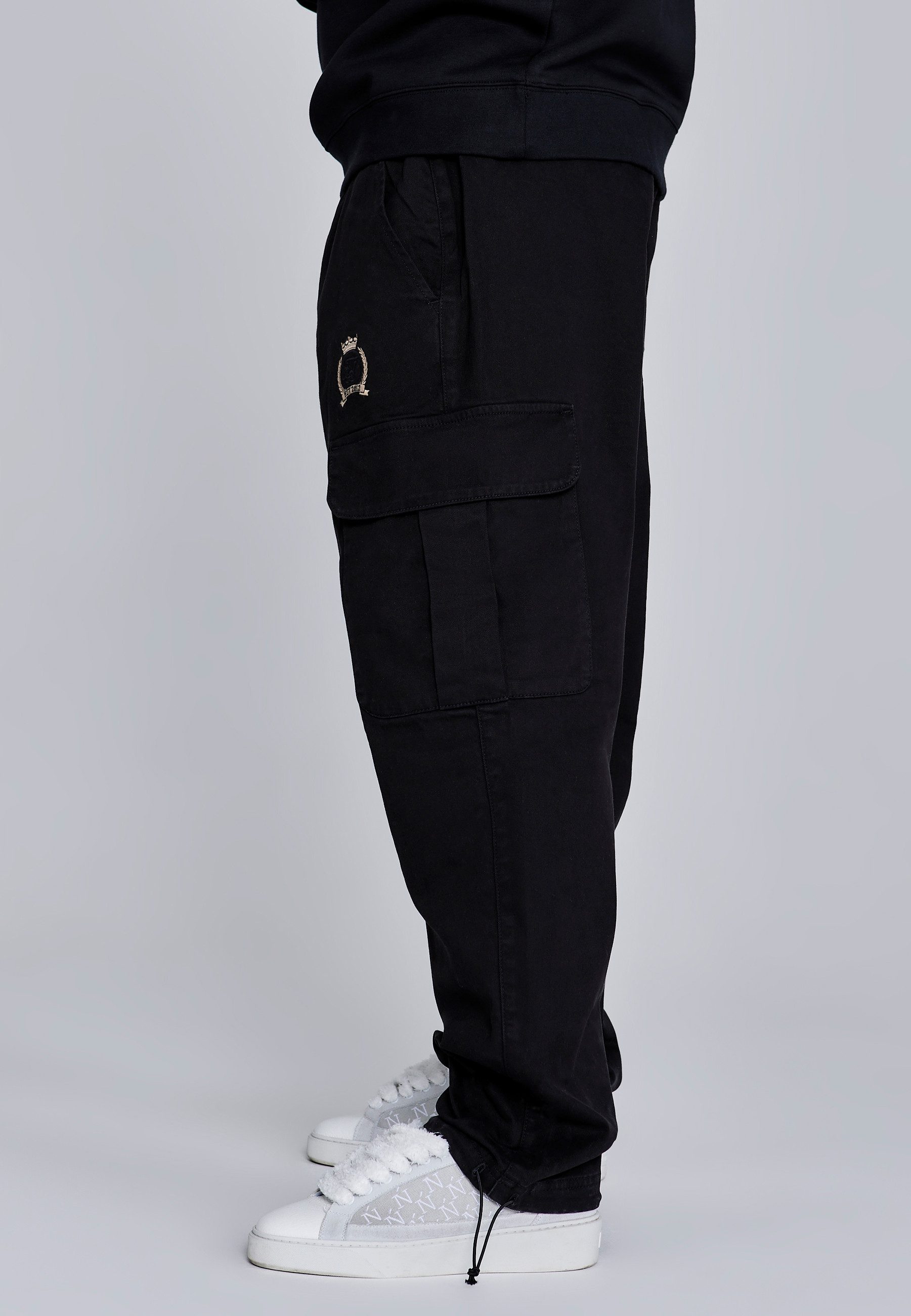 Siksilk Cargohose SikSilk Herren Loose Fit Cargos