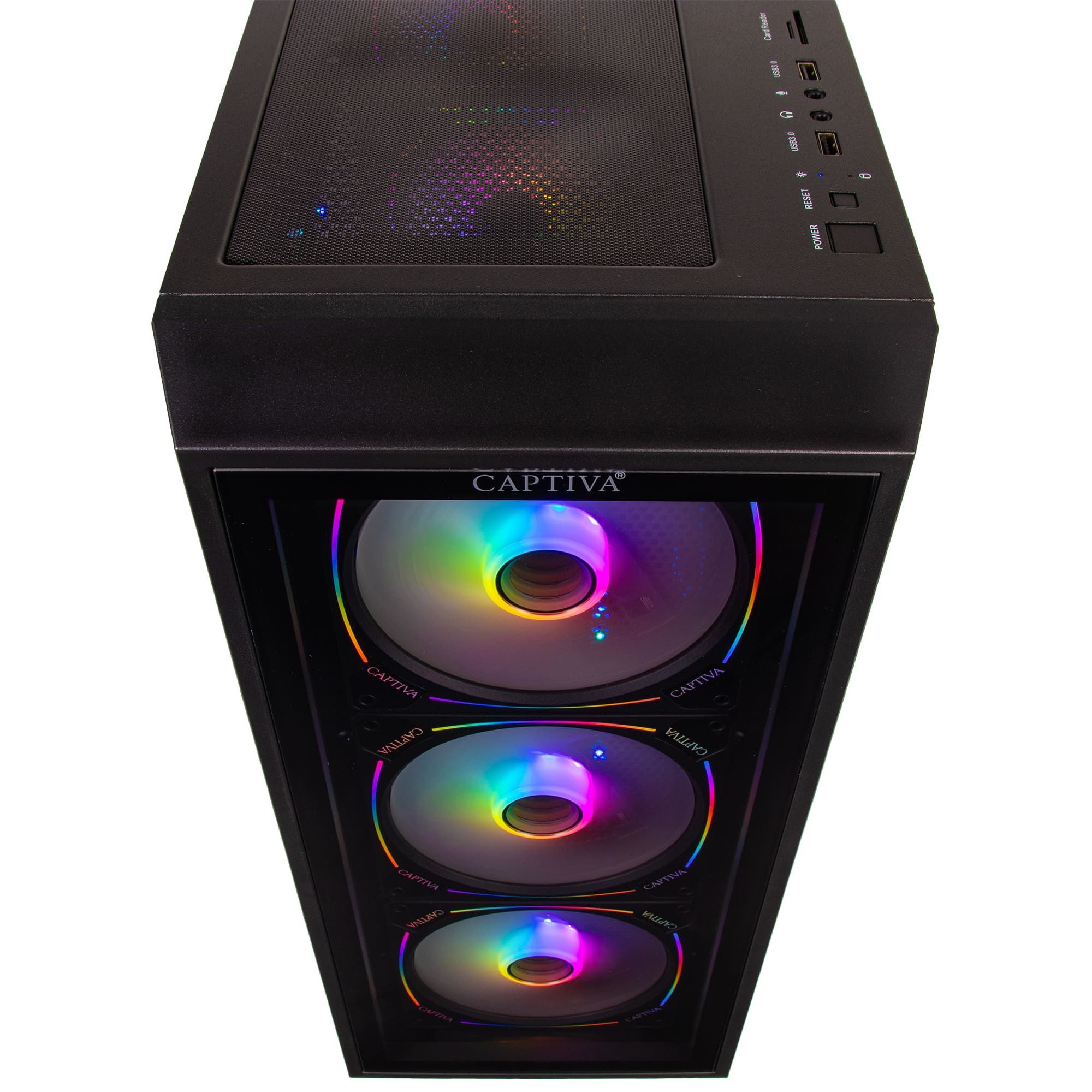 CAPTIVA Highend Gaming R99-390 PC (AMD Ryzen 7 9850X3D, GeForce® RTX™ 5080, 32 GB RAM, 2000 GB SSD, Luftkühlung, WLAN, Windows 11 Home)