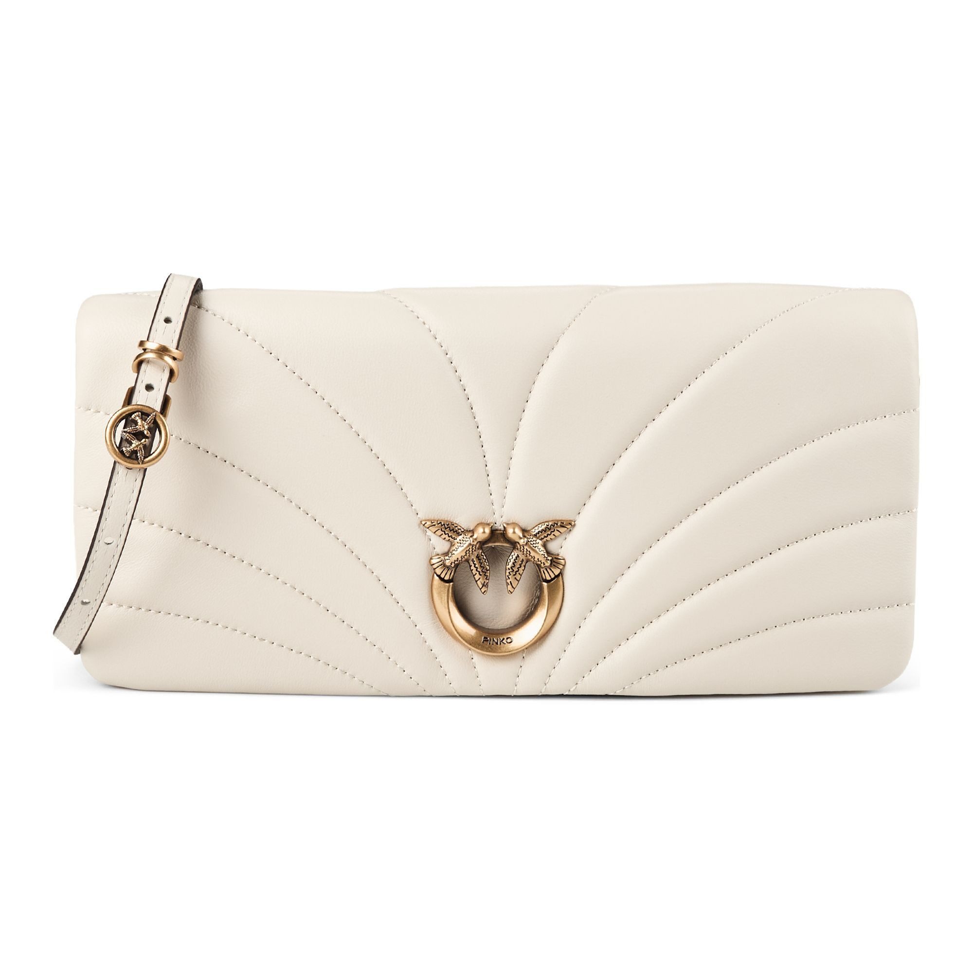 PINKO Clutch Love Horizontal, Leder