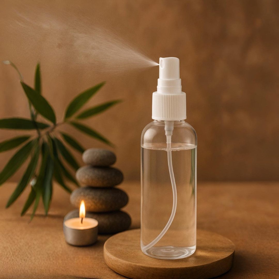 5x Blauglasflasche 100 Ml – Pumpzerstäuber, Spr? Produktbild-Vorschau 1