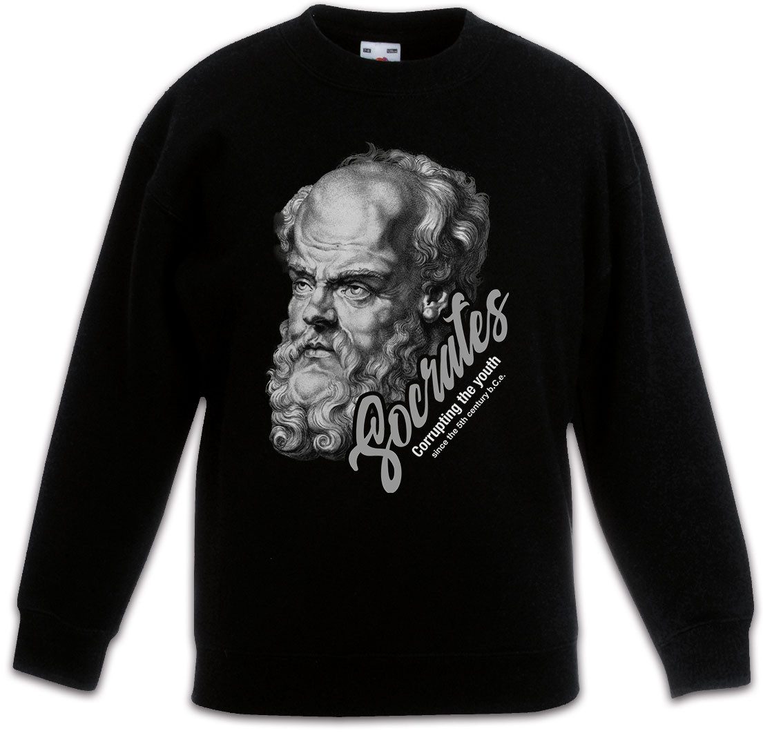 Sweatshirt Socrates Corrupting The Youth B Kinderpullover Sokrates Philosoh