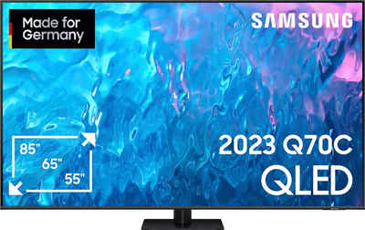 Samsung GQ85Q70CAT LED-Fernseher (214 cm/85 Zoll, Smart-TV, Quantum Prozessor 4K,Quantum HDR,Gaming Hub)