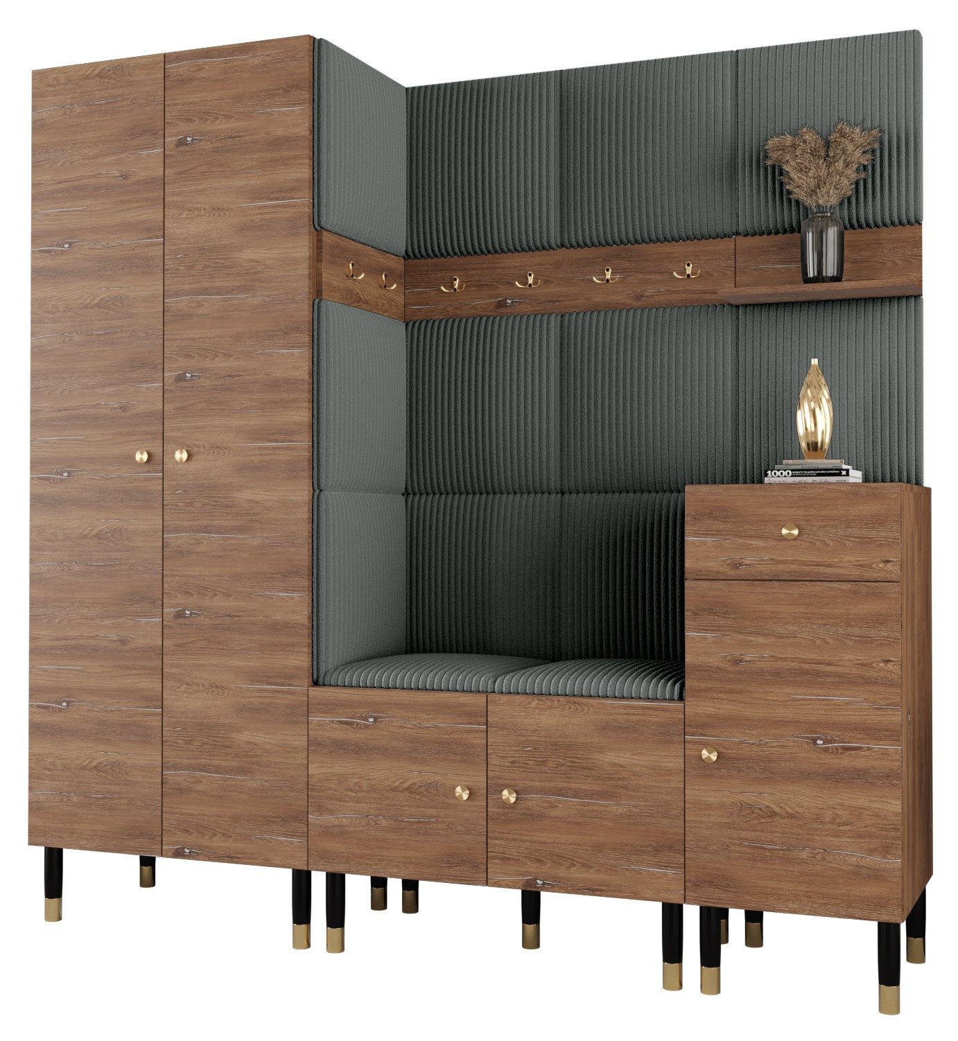 HOMCOM 2er Set Esszimmerstühle – Gepolstert, Nordisches Design, Samtbezug Rot, Metallrahmen, Max. 120 Kg