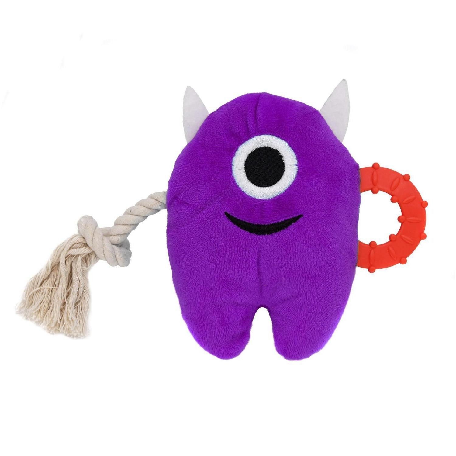 LuxusKollektion Tierquietschie Hundespielzeug Monster Lila, Textil, (1-tlg)