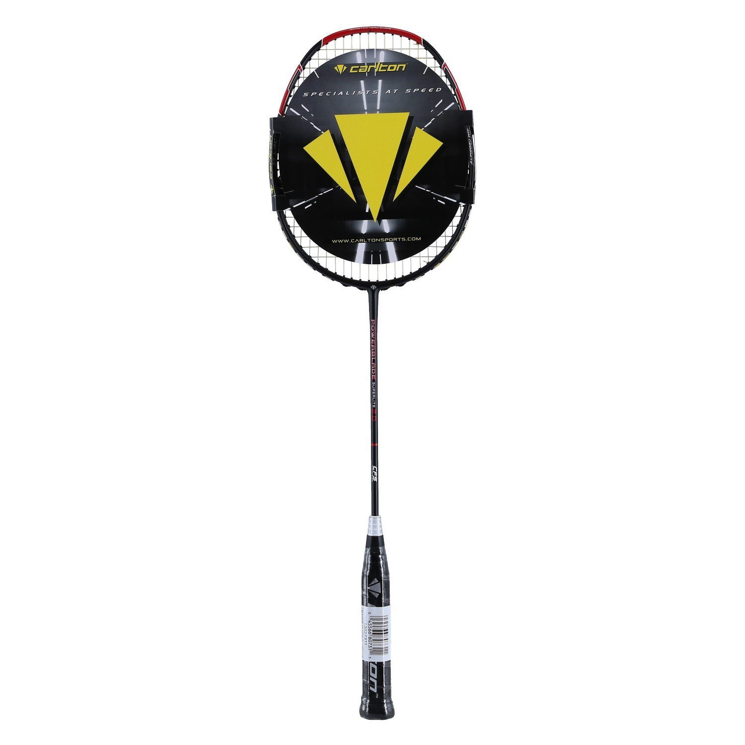 CARLTON Badmintonschläger Powerblade Superlite 2.0 (Bestseller/kopflastig/steif/Freizeitspieler)