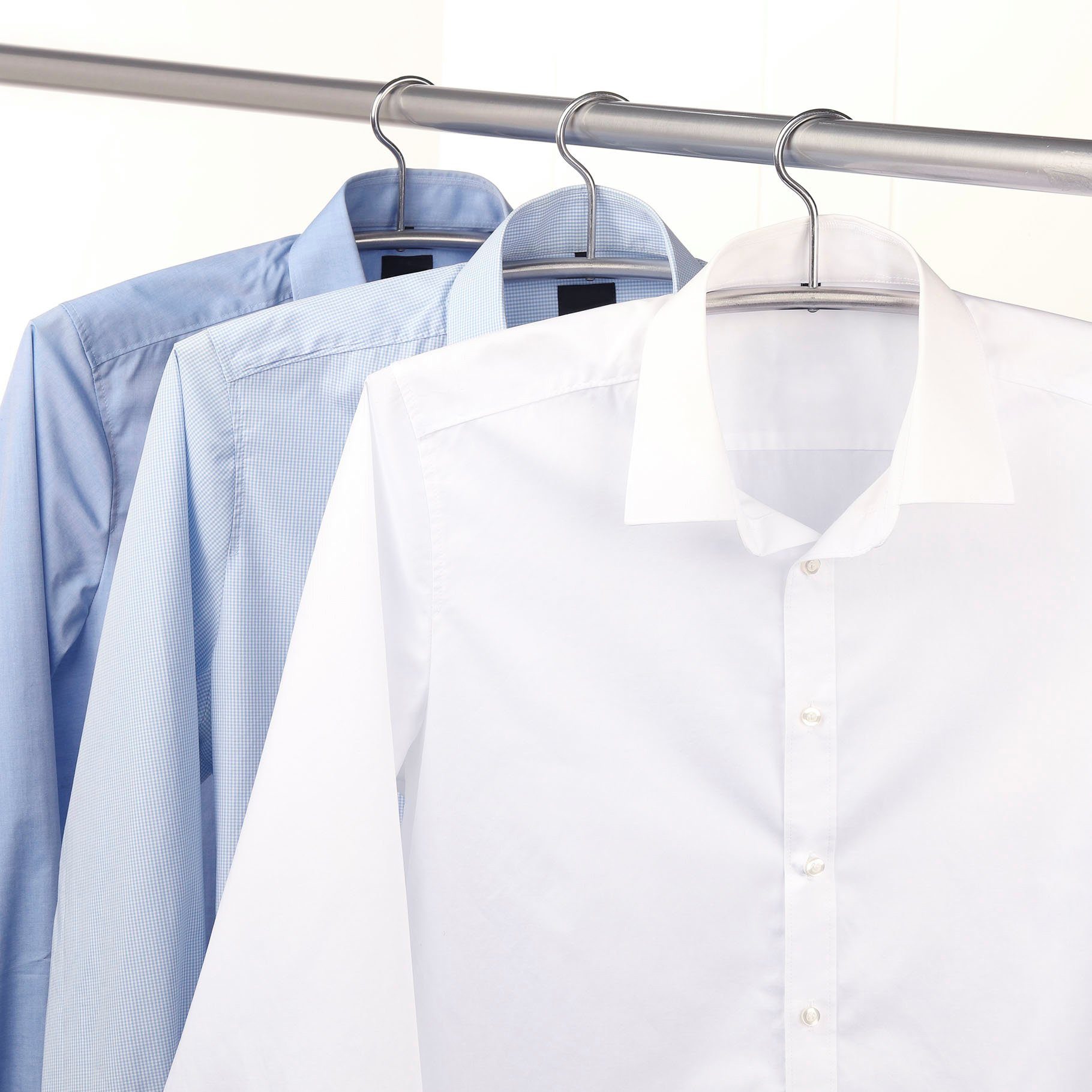 Haushalt International Kleiderbügel Kleiderbügel-Set aus Edelstahl günstig online kaufen