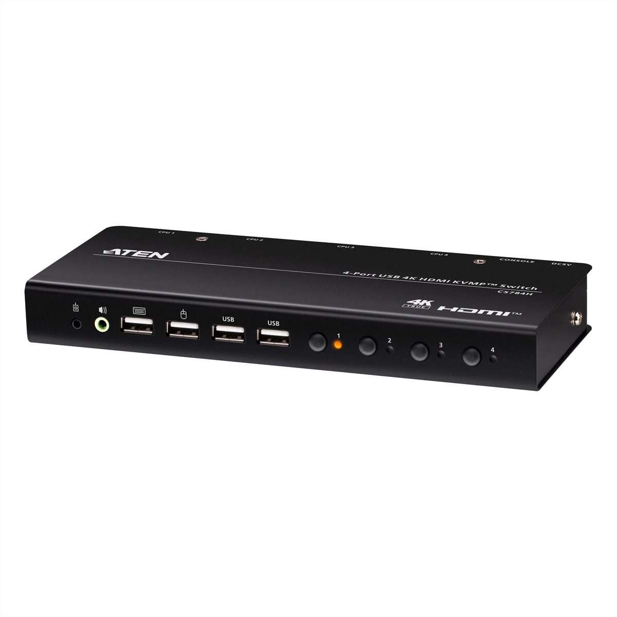 CS784H 4-Port USB HDMI KVM Switch Computer-Adapter