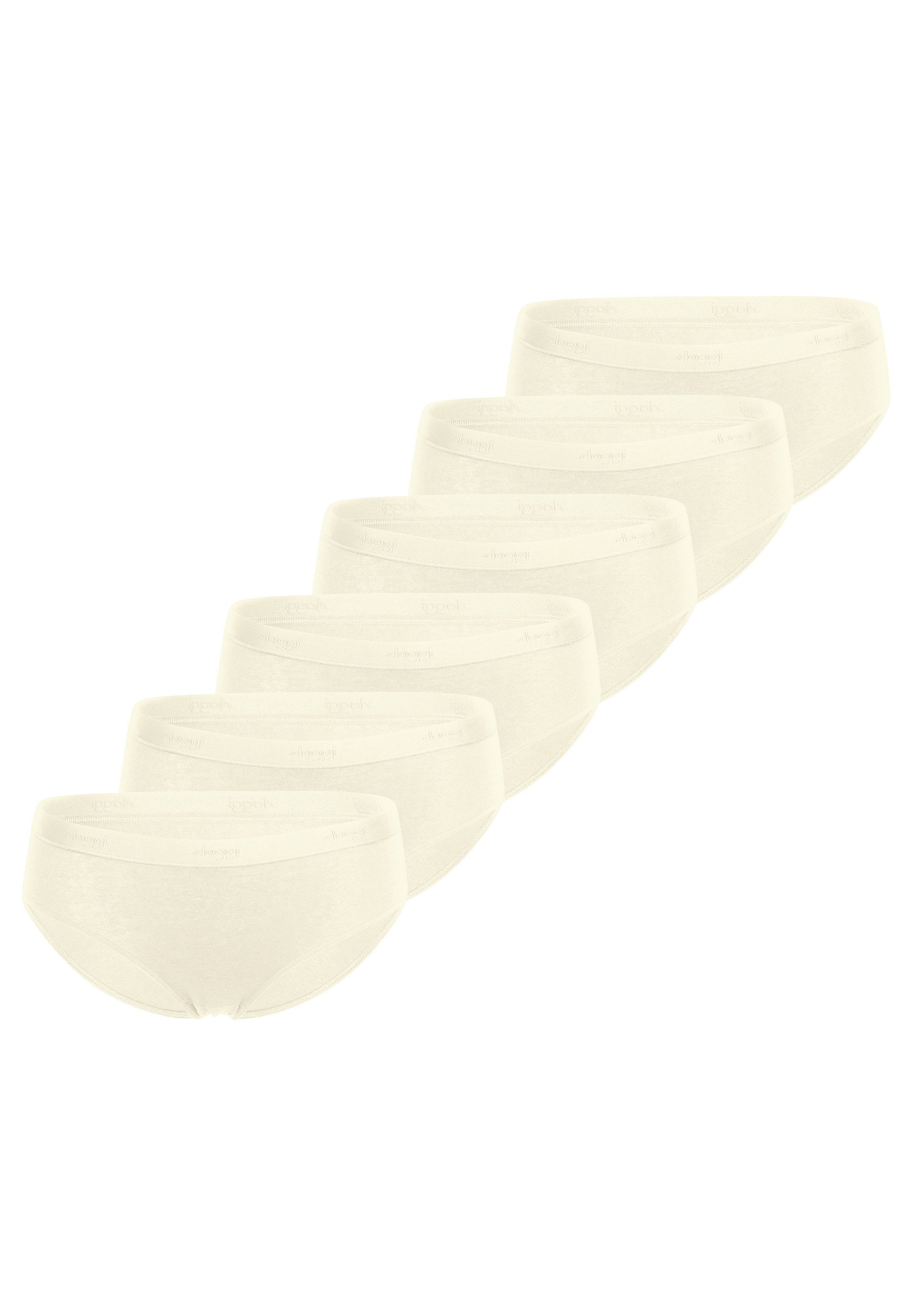 sloggi Hipster 6er Pack GO Casual (Spar-Set, 6-St) Hipster - Baumwolle - Atmungsaktiv