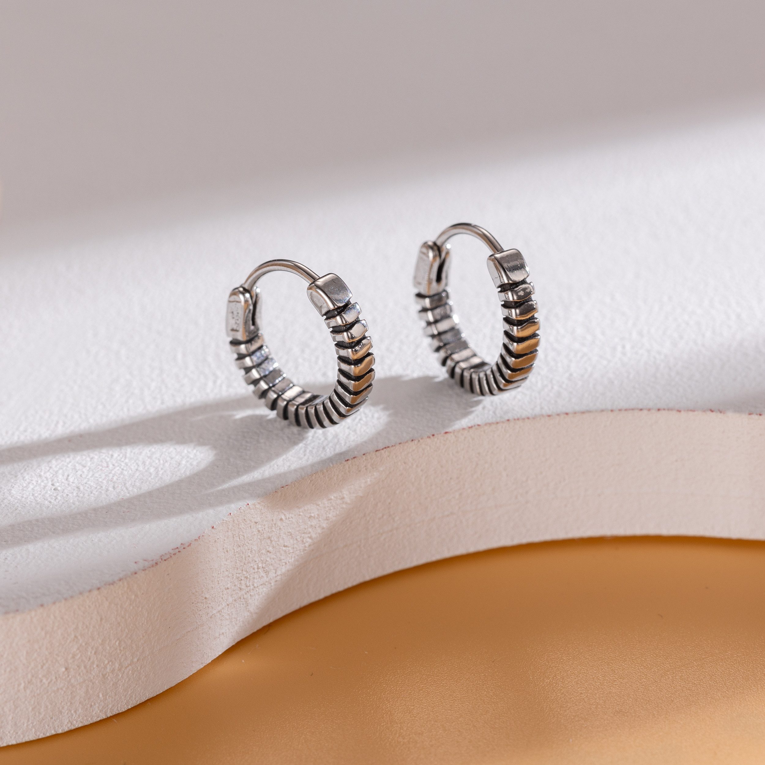 Firetti Paar Creolen Schmuck Geschenk Edelstahl Ohrschmuck Ohrringe Classic